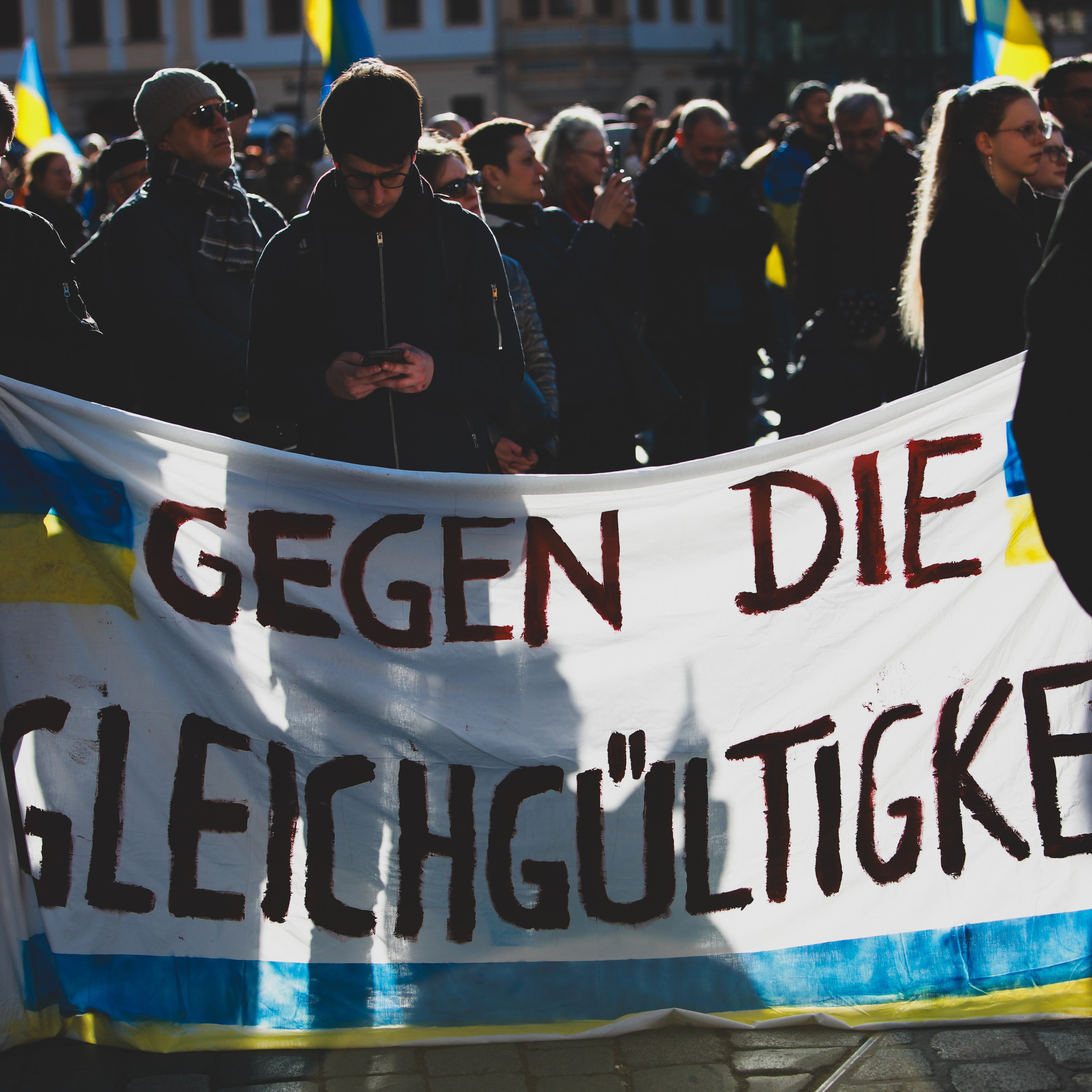 Друга річниця незламності. Дрезден. Наталя Твердохліб - дитячий та сімейний фотограф в Дрездені, Німеччина