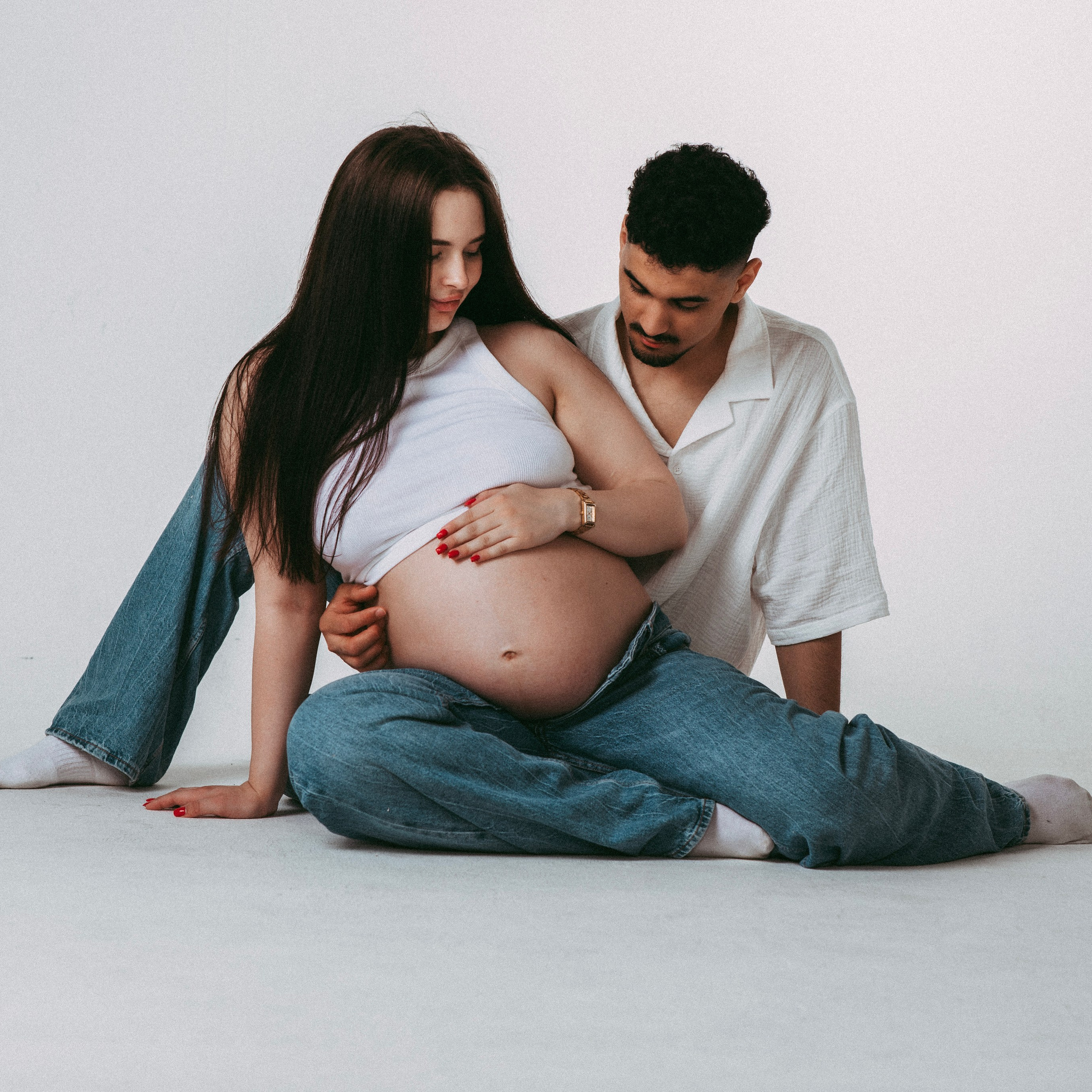 Вагітність студія. Наталя Твердохліб - дитячий та сімейний фотограф в Дрездені, Німеччина