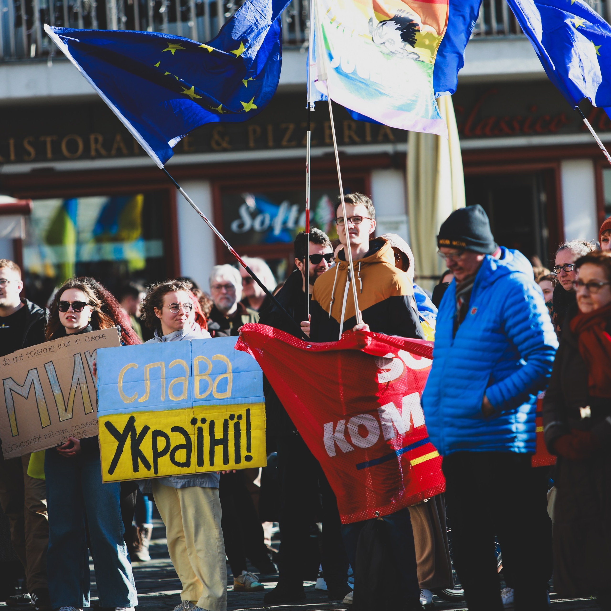 Друга річниця незламності. Дрезден. Наталя Твердохліб - дитячий та сімейний фотограф в Дрездені, Німеччина