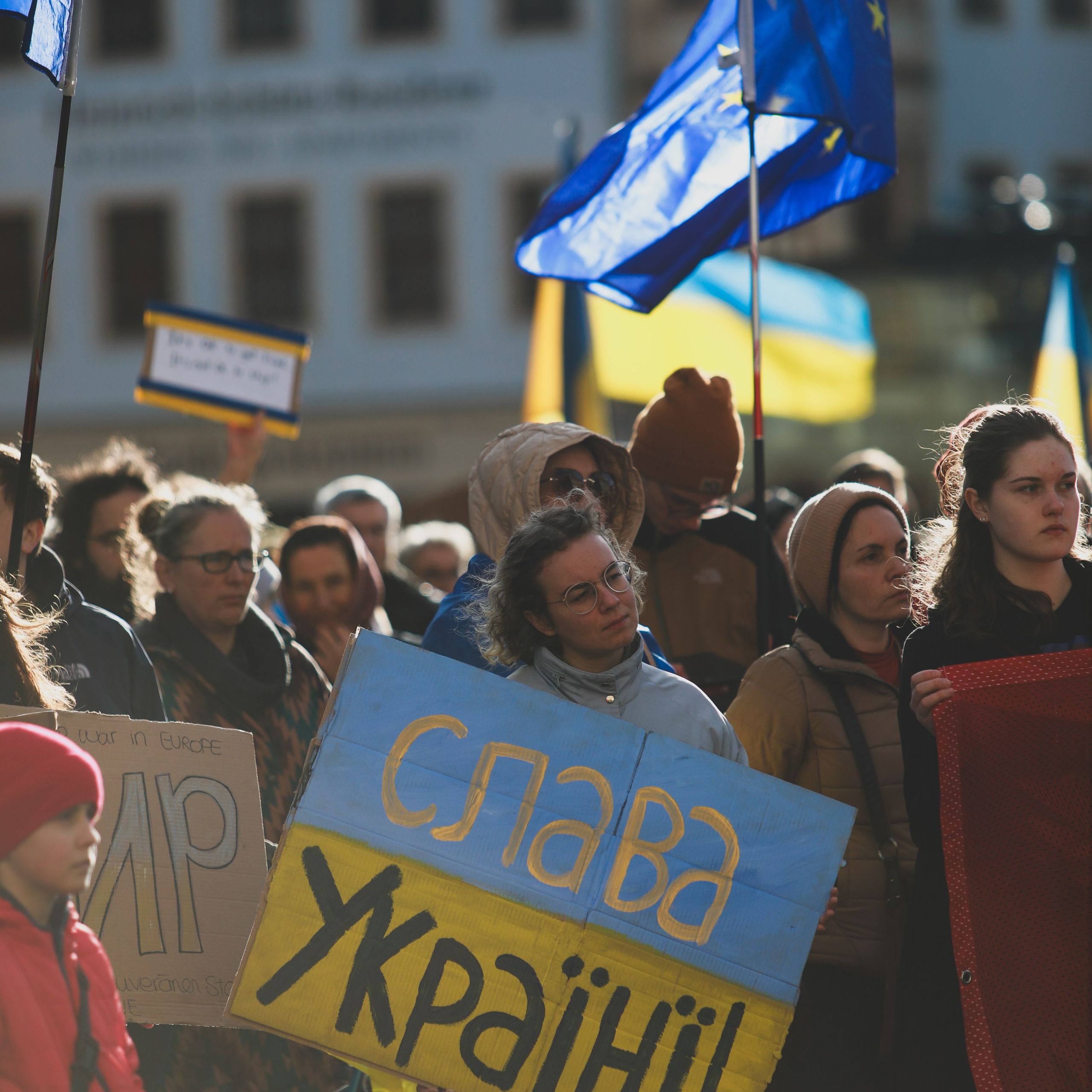 Друга річниця незламності. Дрезден. Наталя Твердохліб - дитячий та сімейний фотограф в Дрездені, Німеччина