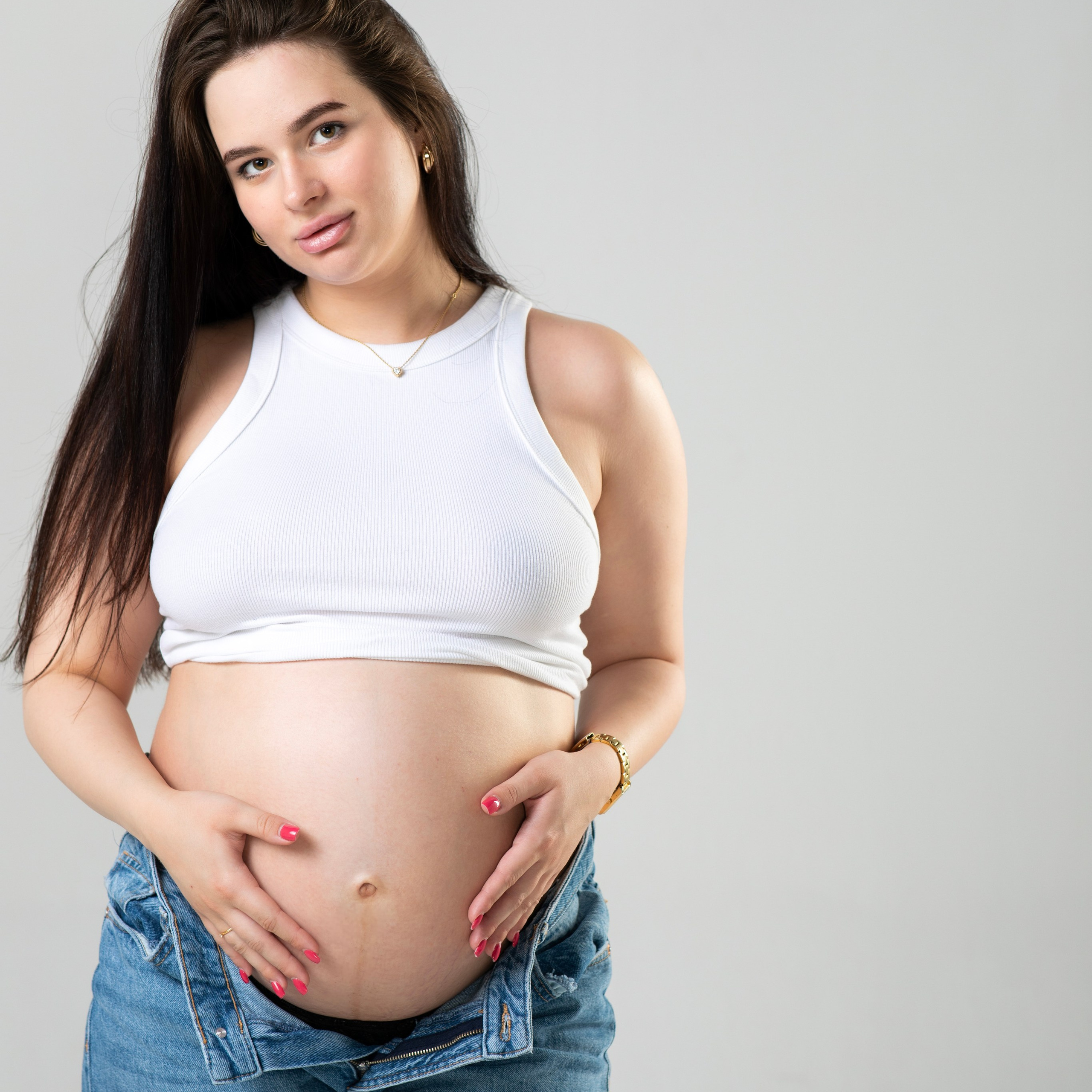 Вагітність студія. Наталя Твердохліб - дитячий та сімейний фотограф в Дрездені, Німеччина