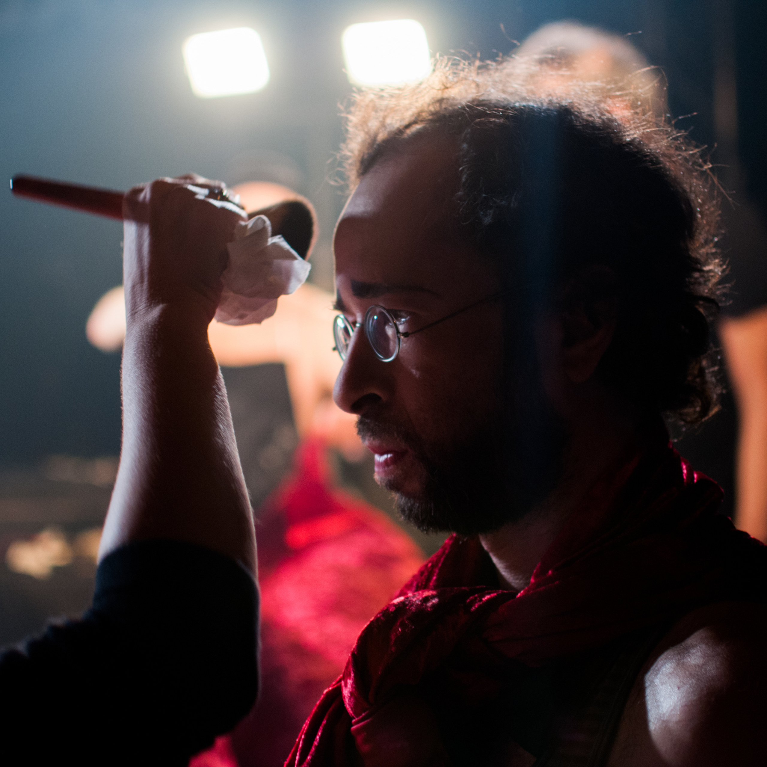 Backstage from the filming of the video clip of the Pavel Dementiev Theater. צלמת ירושלים תל אביב ישראל