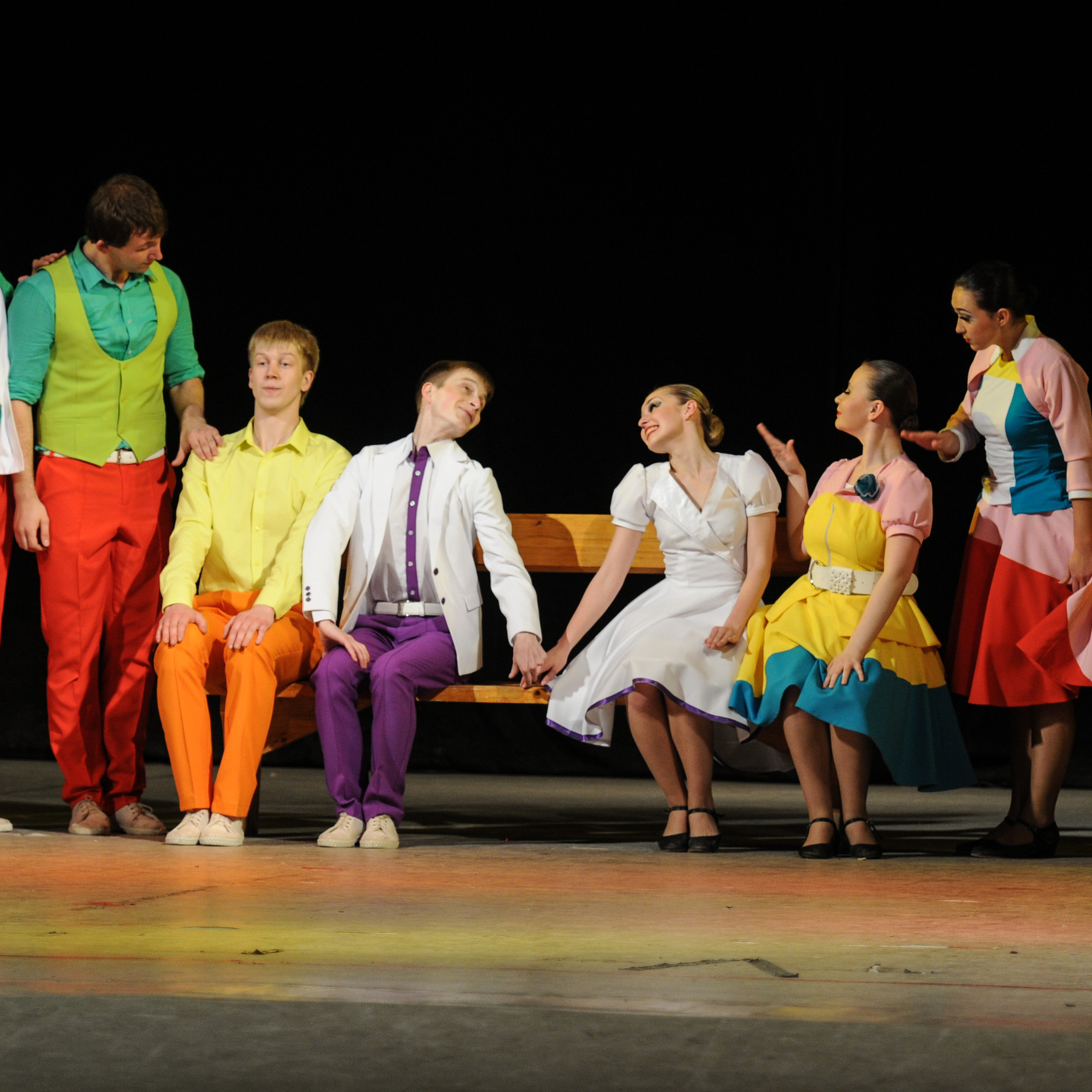 Concert of the folk group “Sunny Rainbow” in Russia. Photographer in Israel Luba Ternavskaya