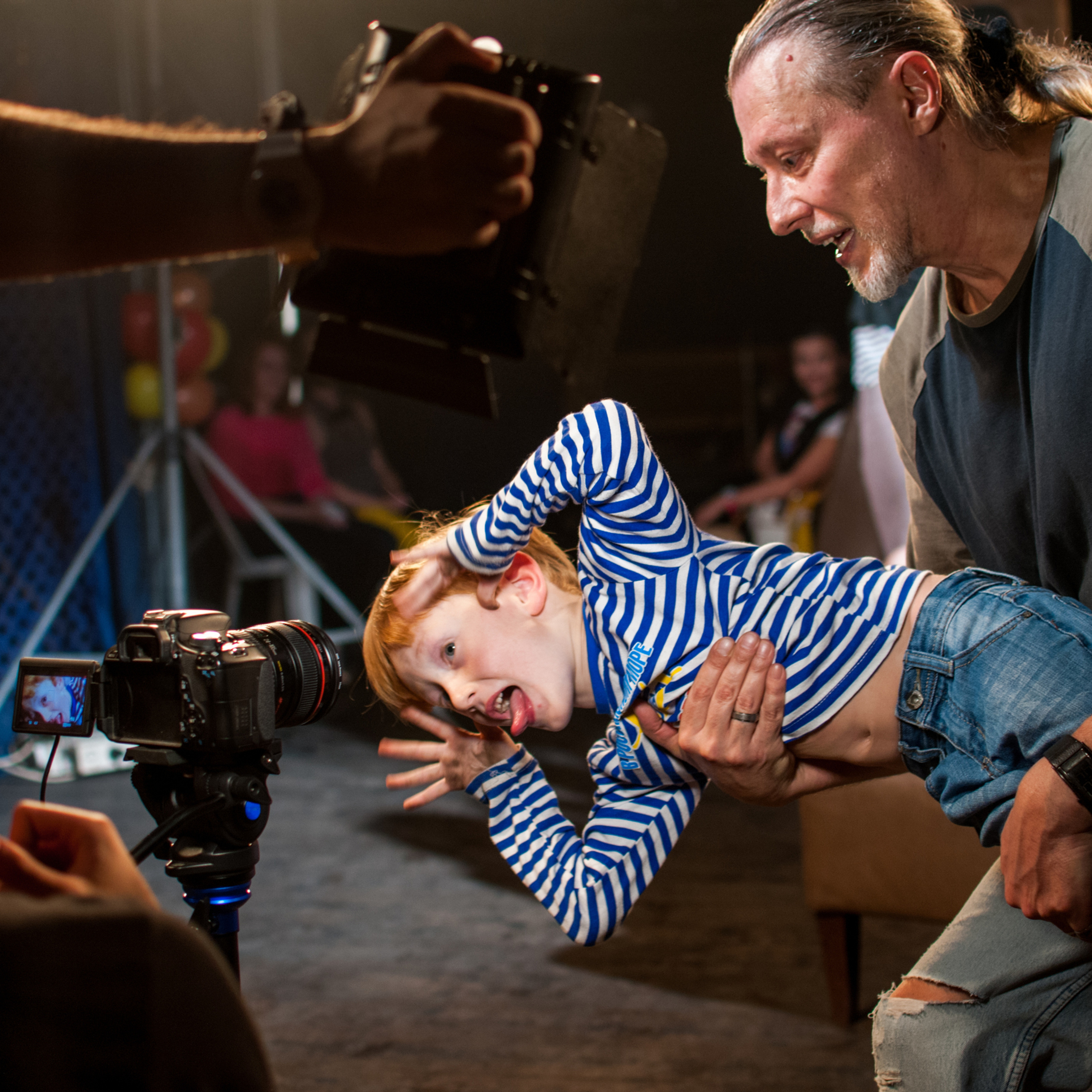 Backstage from the filming of the video clip of the Pavel Dementiev Theater. צלמת ירושלים תל אביב ישראל