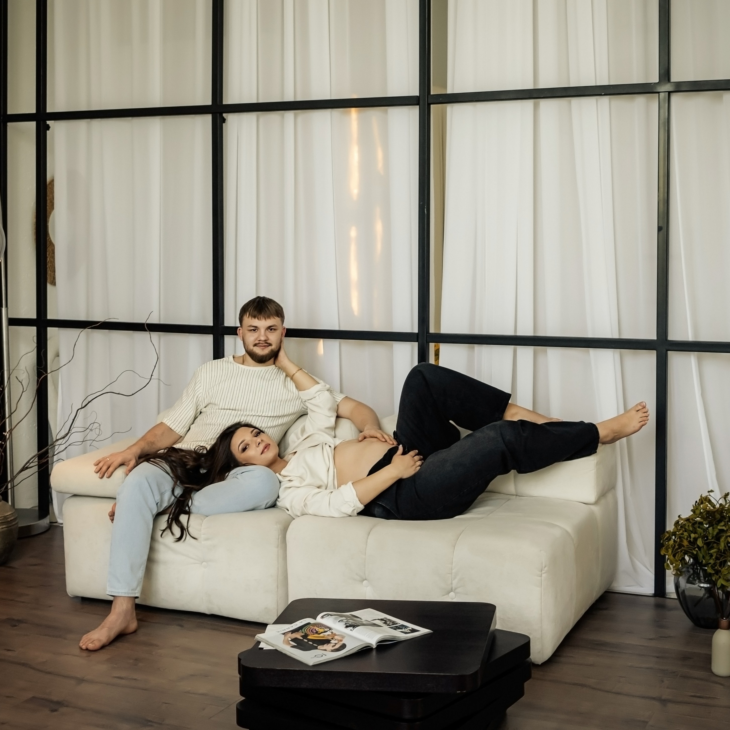 Беременность в студии