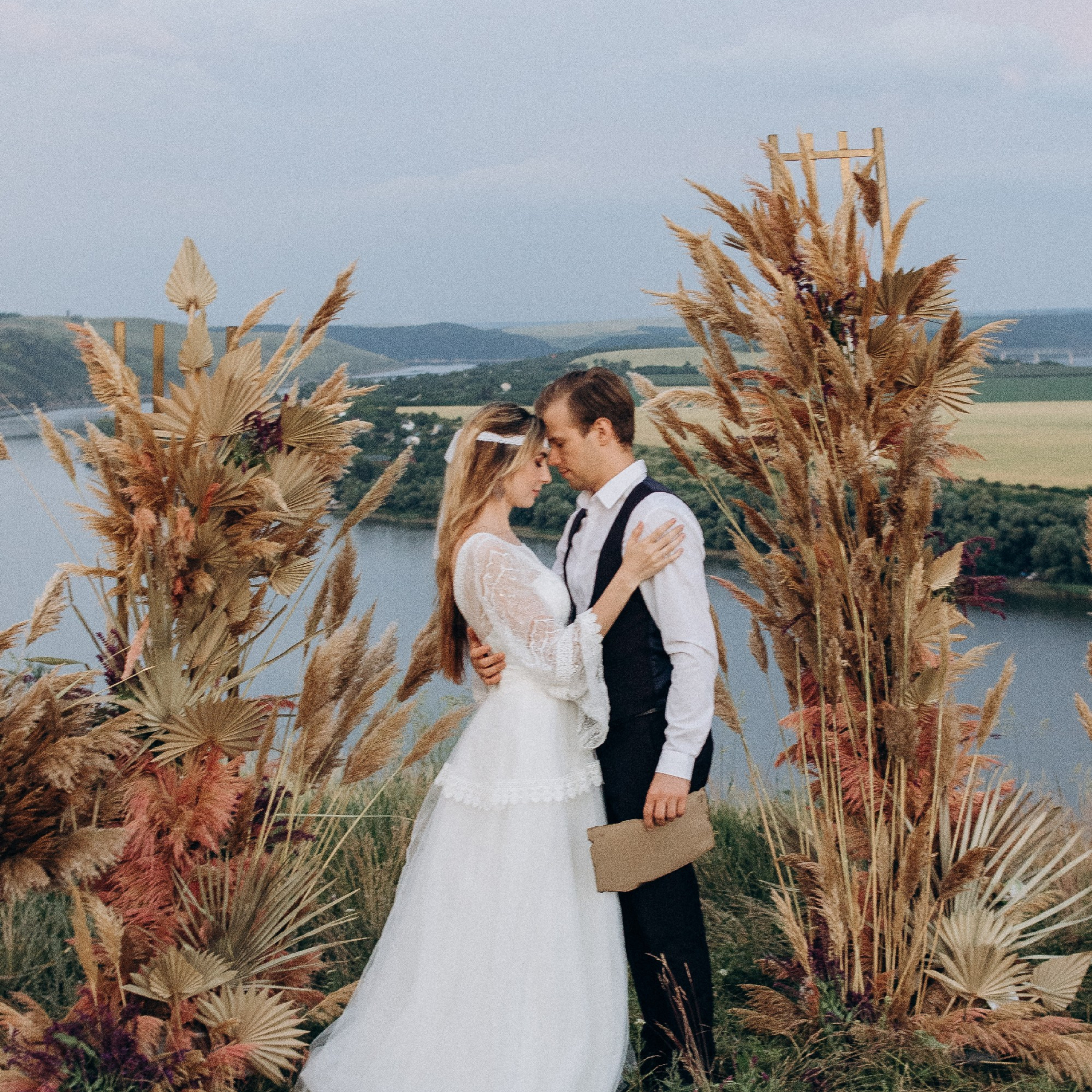 Wedding near the river