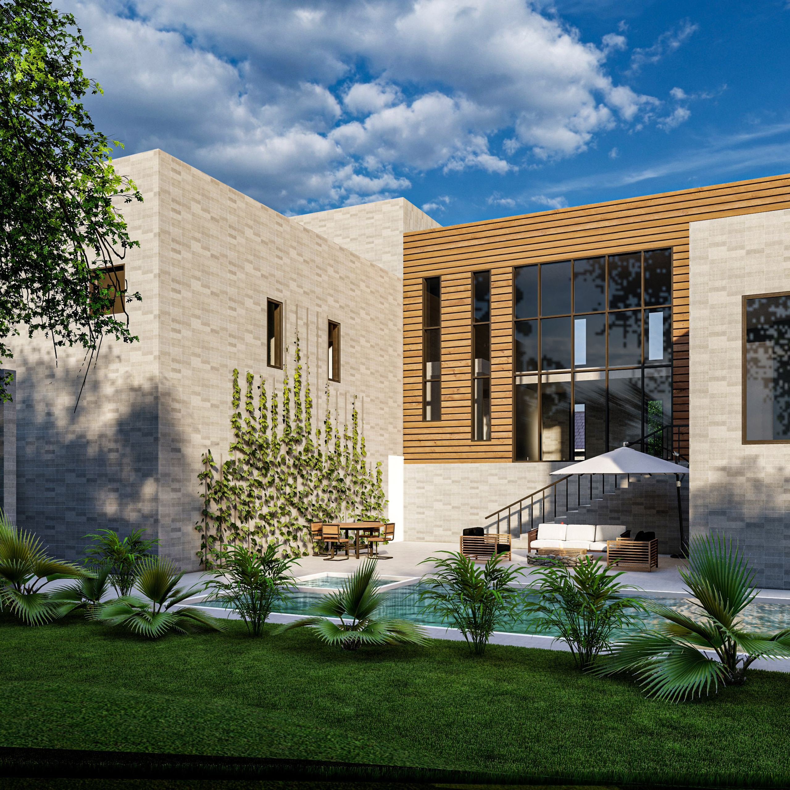 Private Residence. DESIGN DRAFT 3D