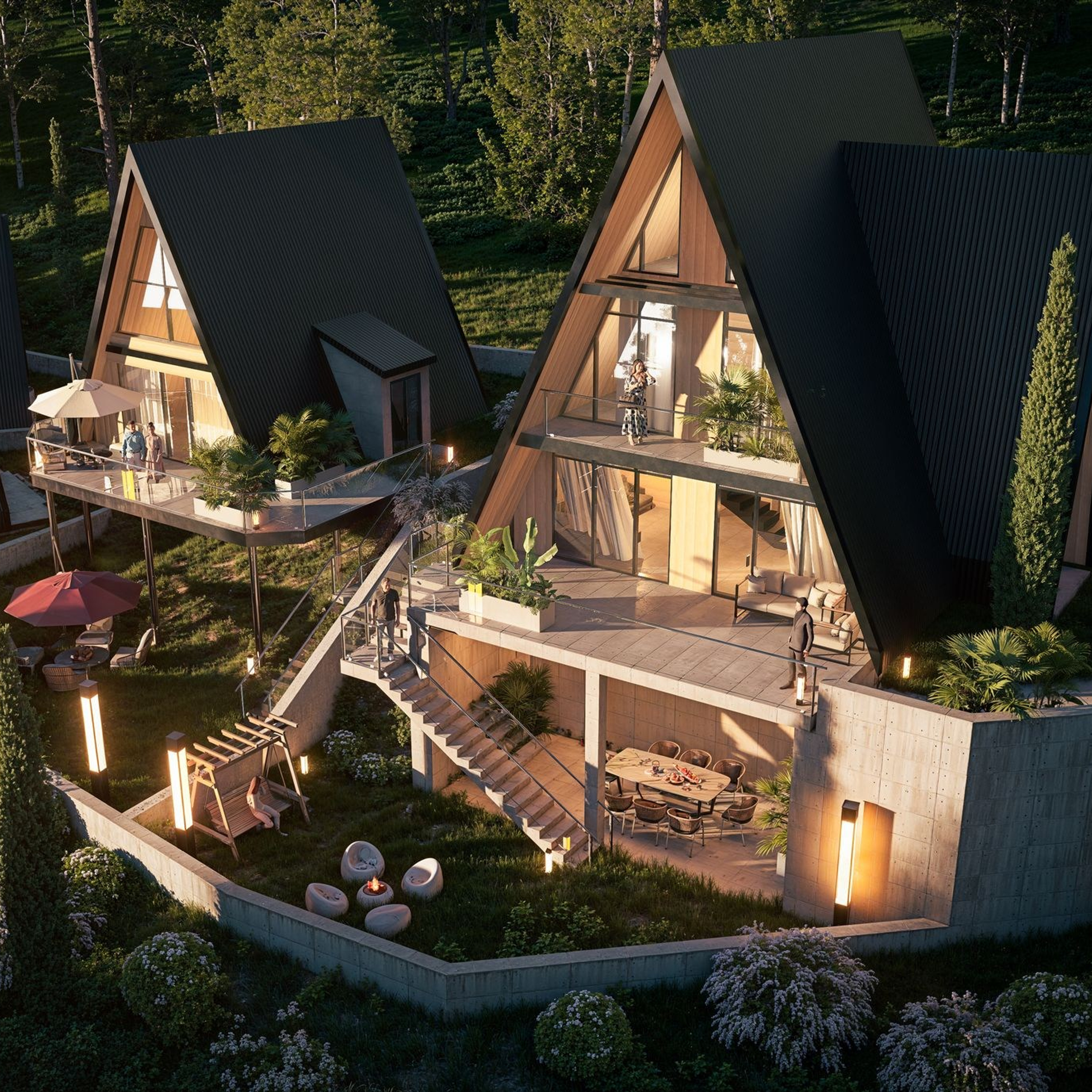 Cottages in the Georgian mountains - 2024