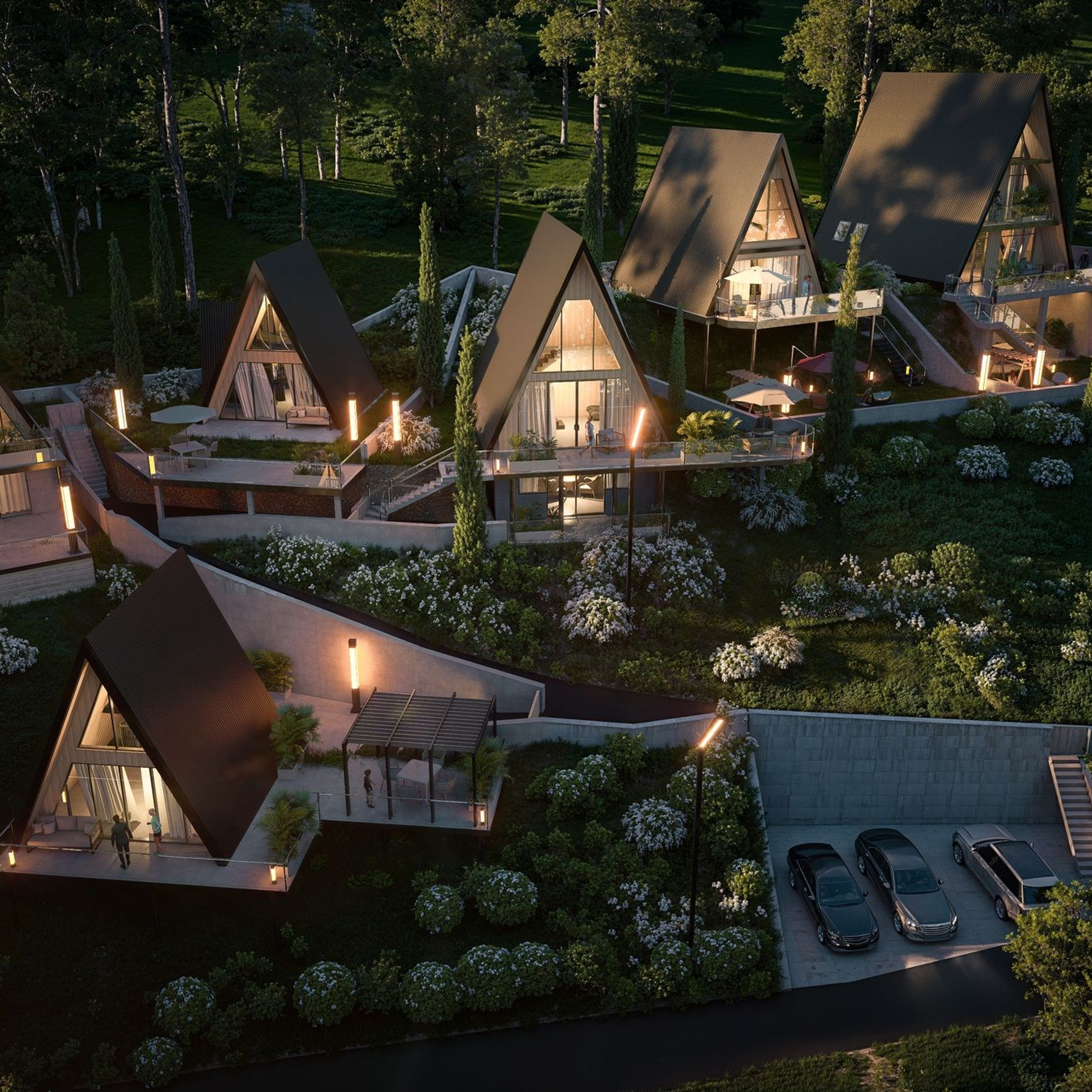 Cottages in the Georgian mountains - 2024