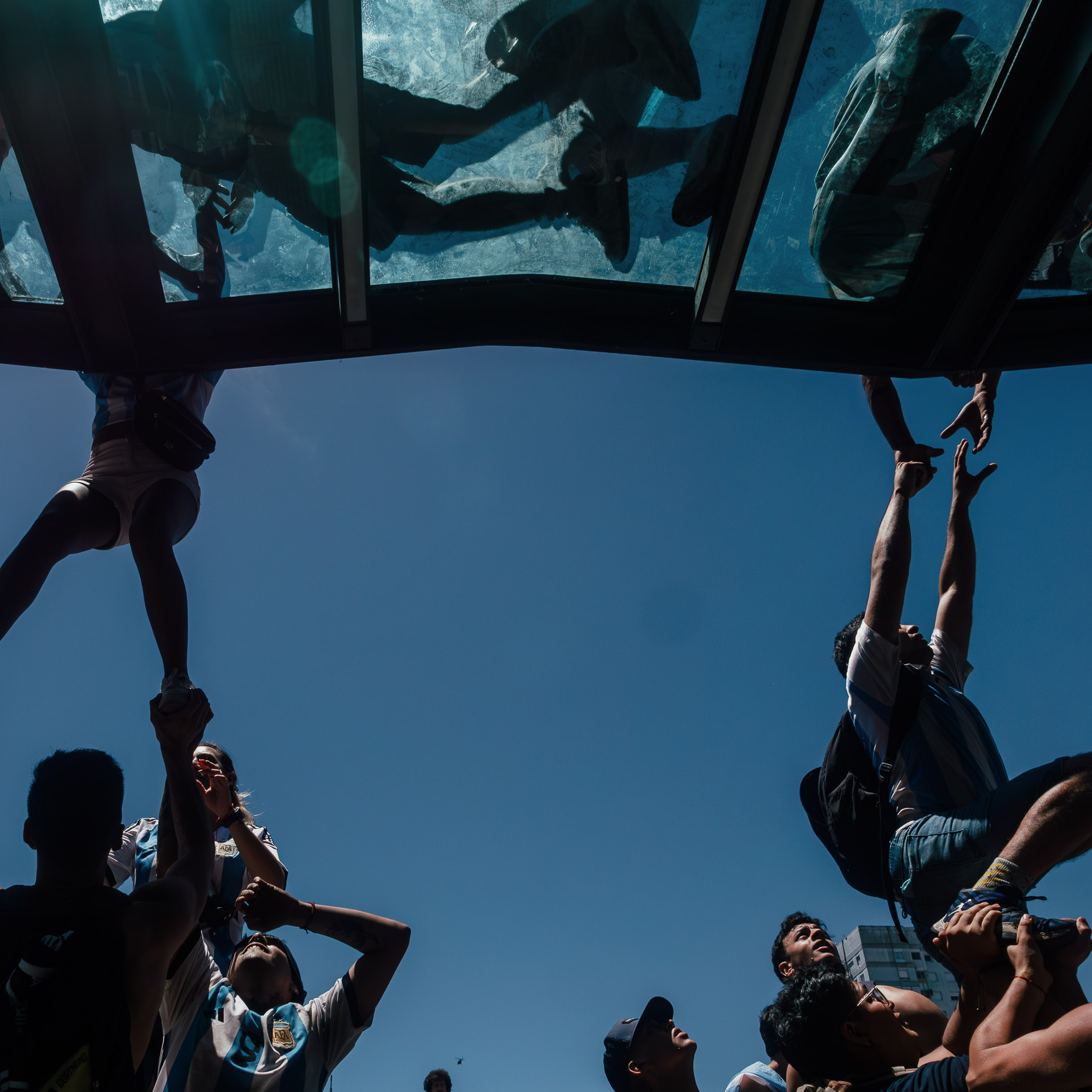 Argentina World Cup Champion. Celebrations in the City of Buenos Aires. Federico Borobio, street and documentary photography.