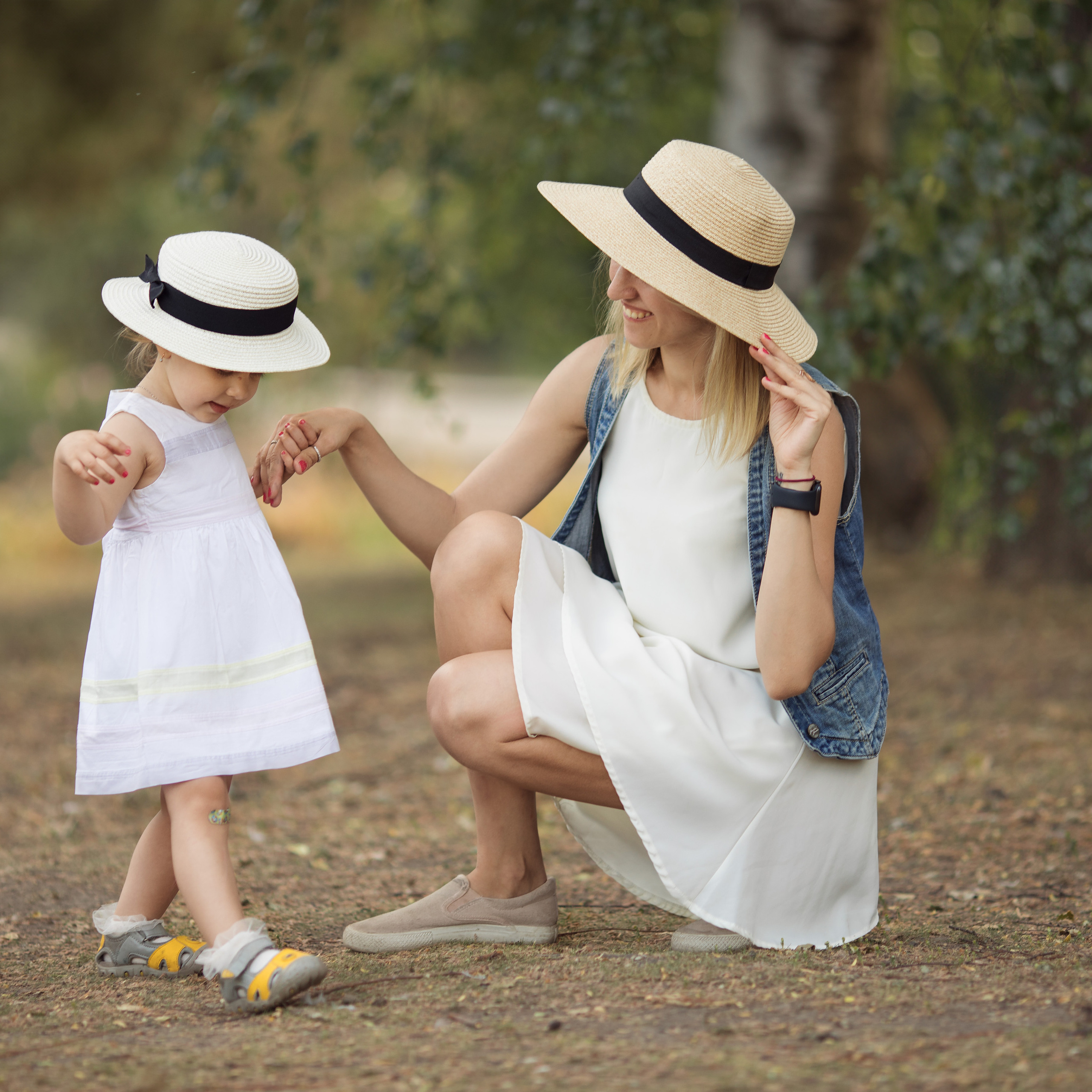 В парке с мамой