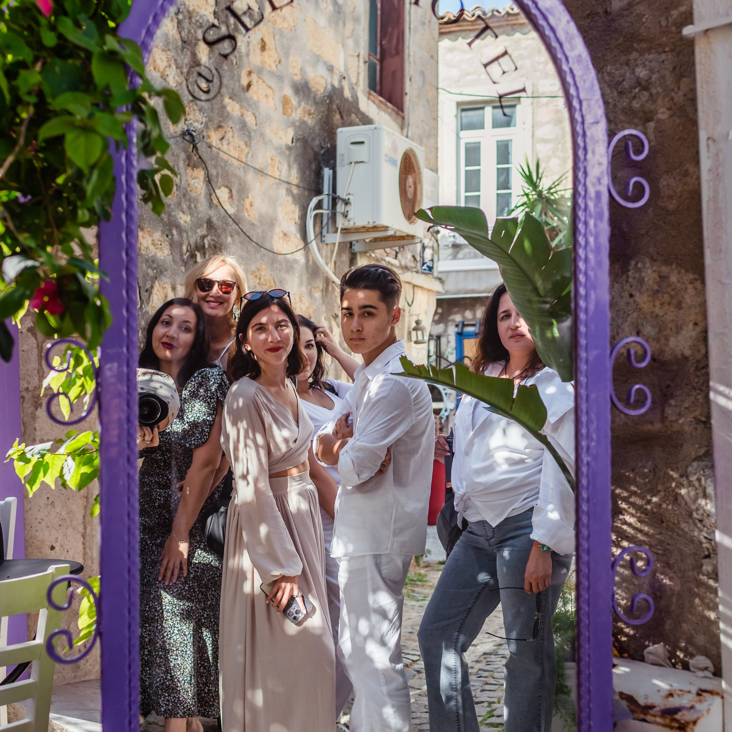 Фотосессия для туристической группы в Алачаты, Чешме