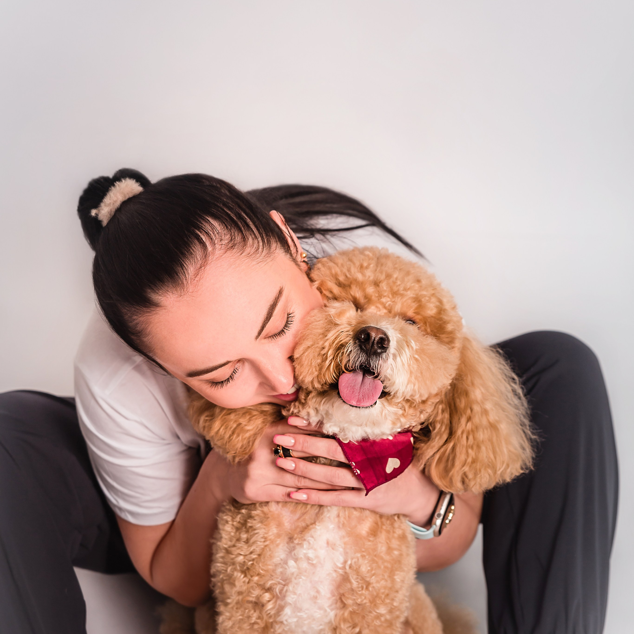 Фотосессия с собакой