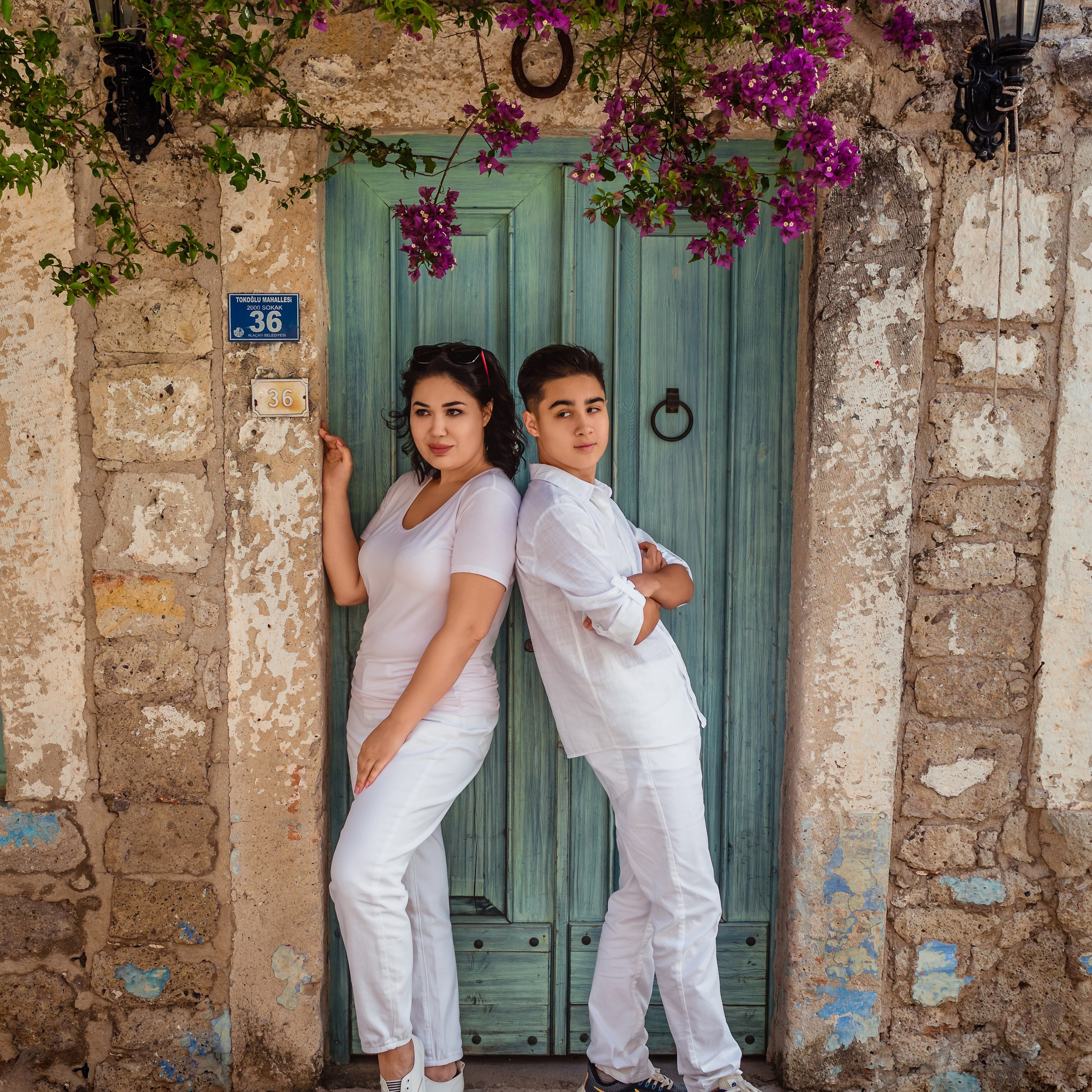 Фотосессия для туристической группы в Алачаты, Чешме