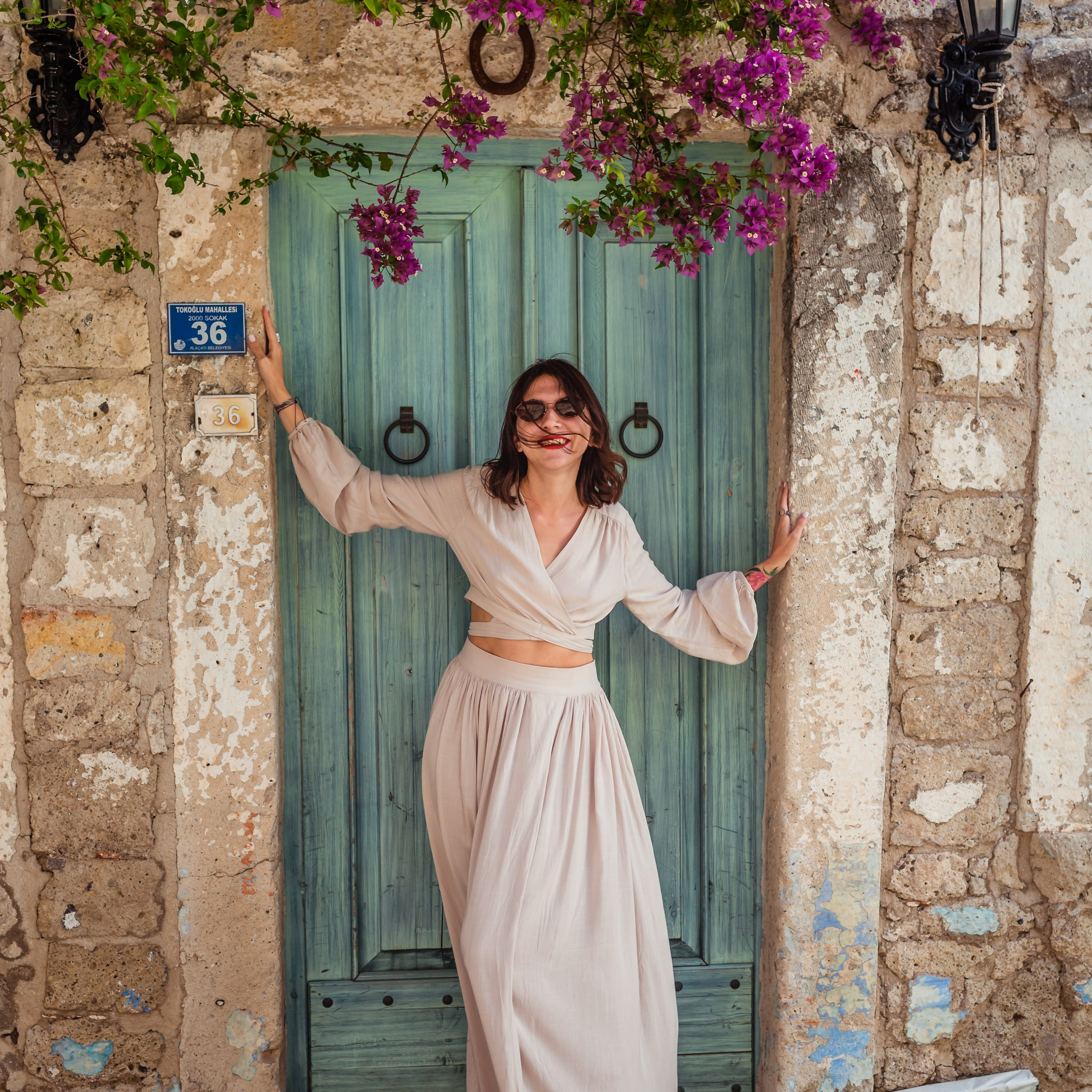 Фотосессия для туристической группы в Алачаты, Чешме