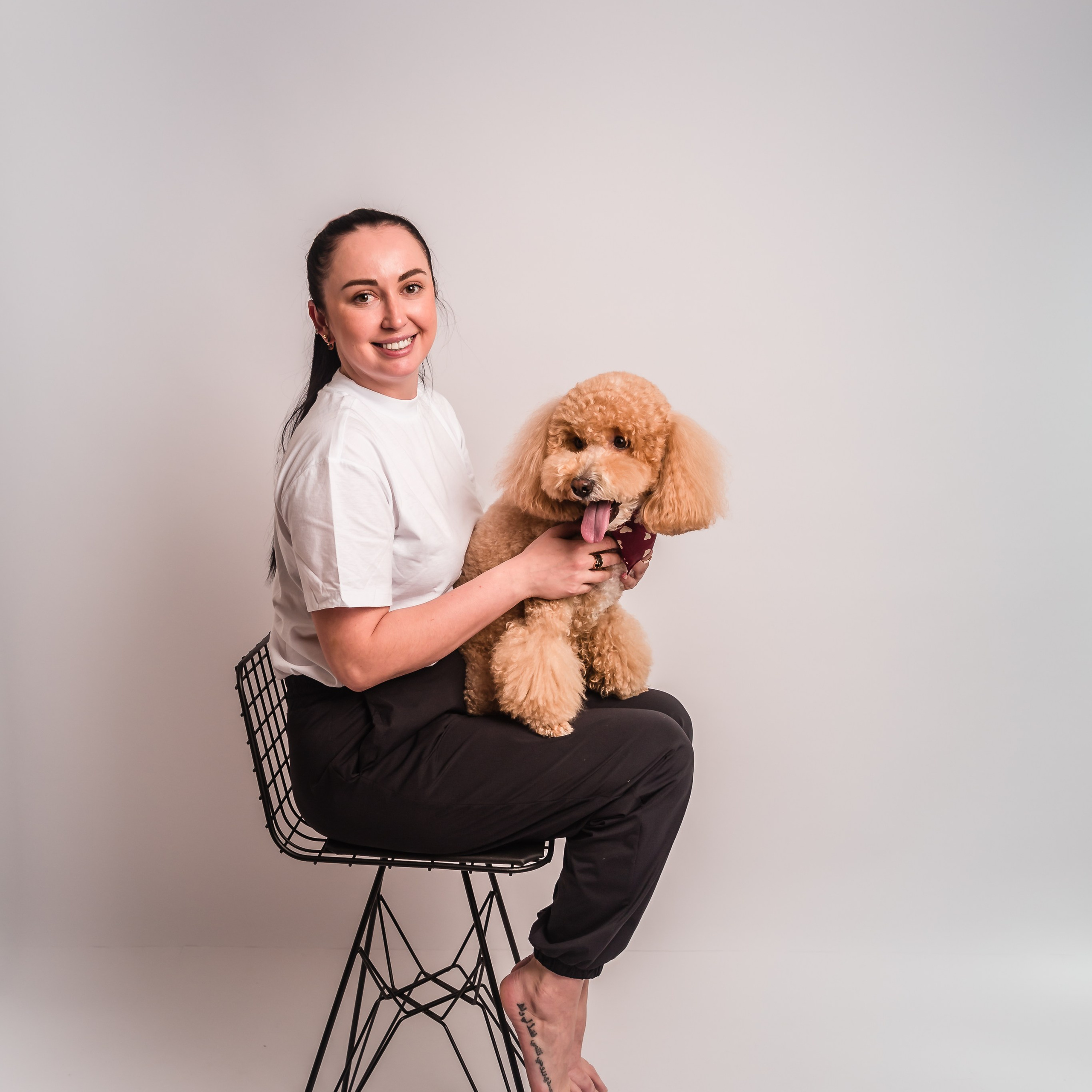 Фотосессия с собакой