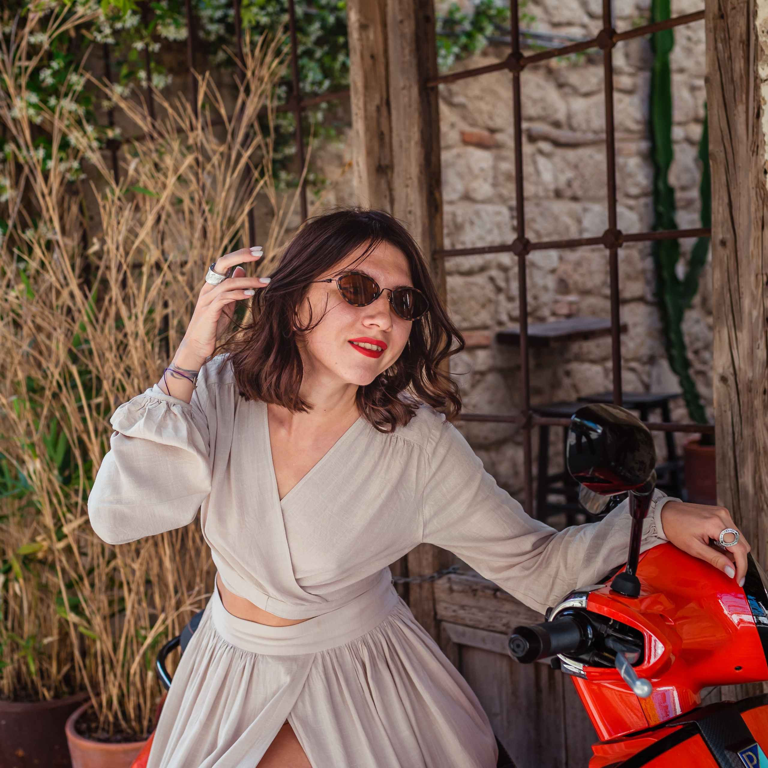 Фотосессия для туристической группы в Алачаты, Чешме