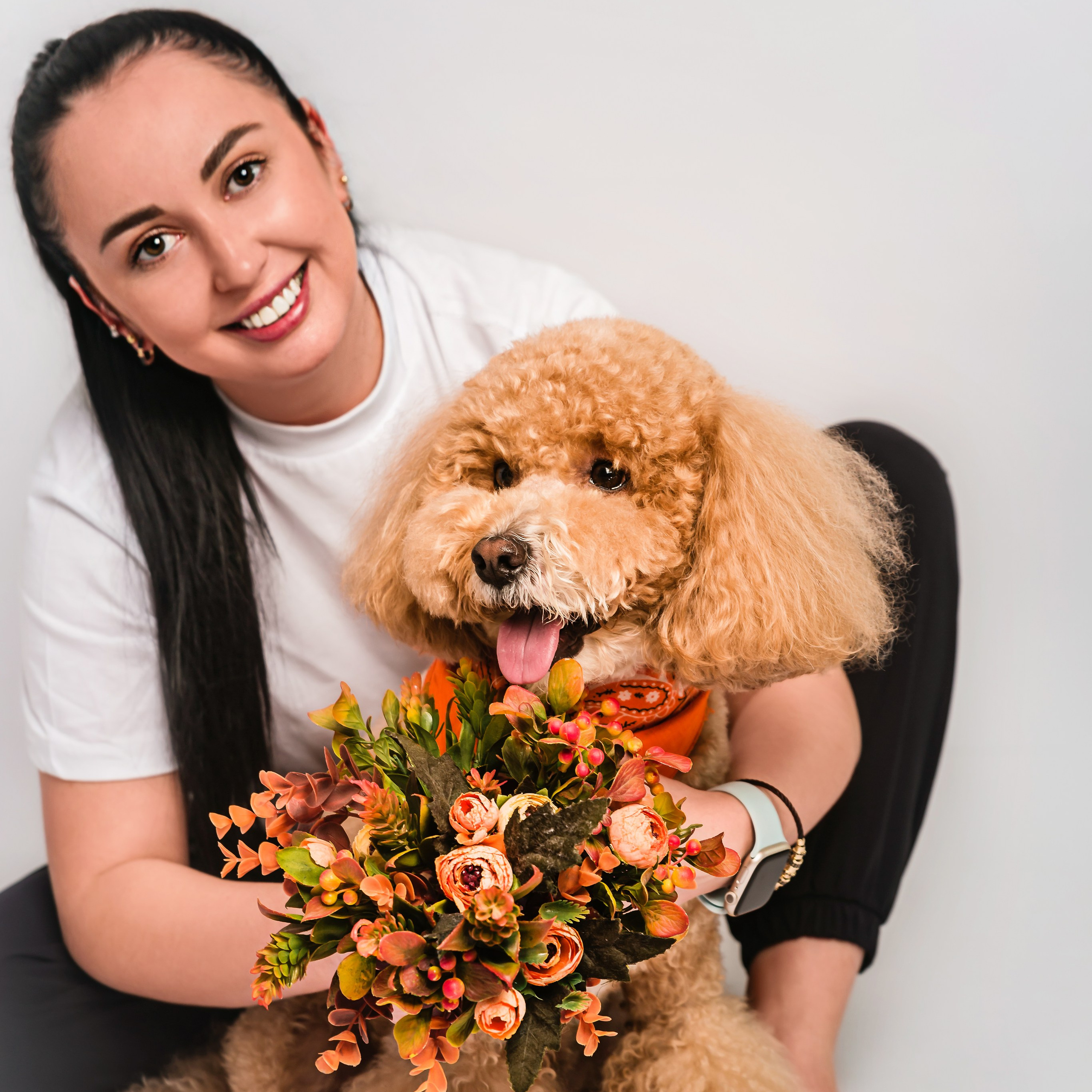 Фотосессия с собакой