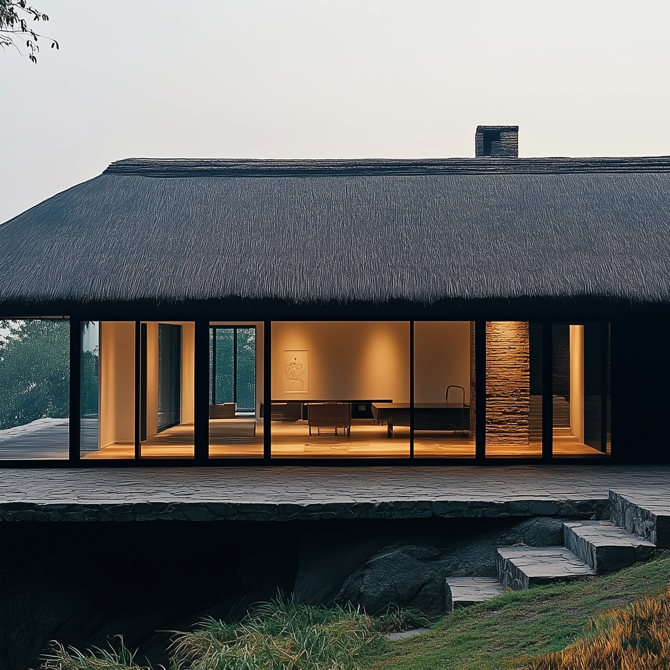 Circassian house on the cliff