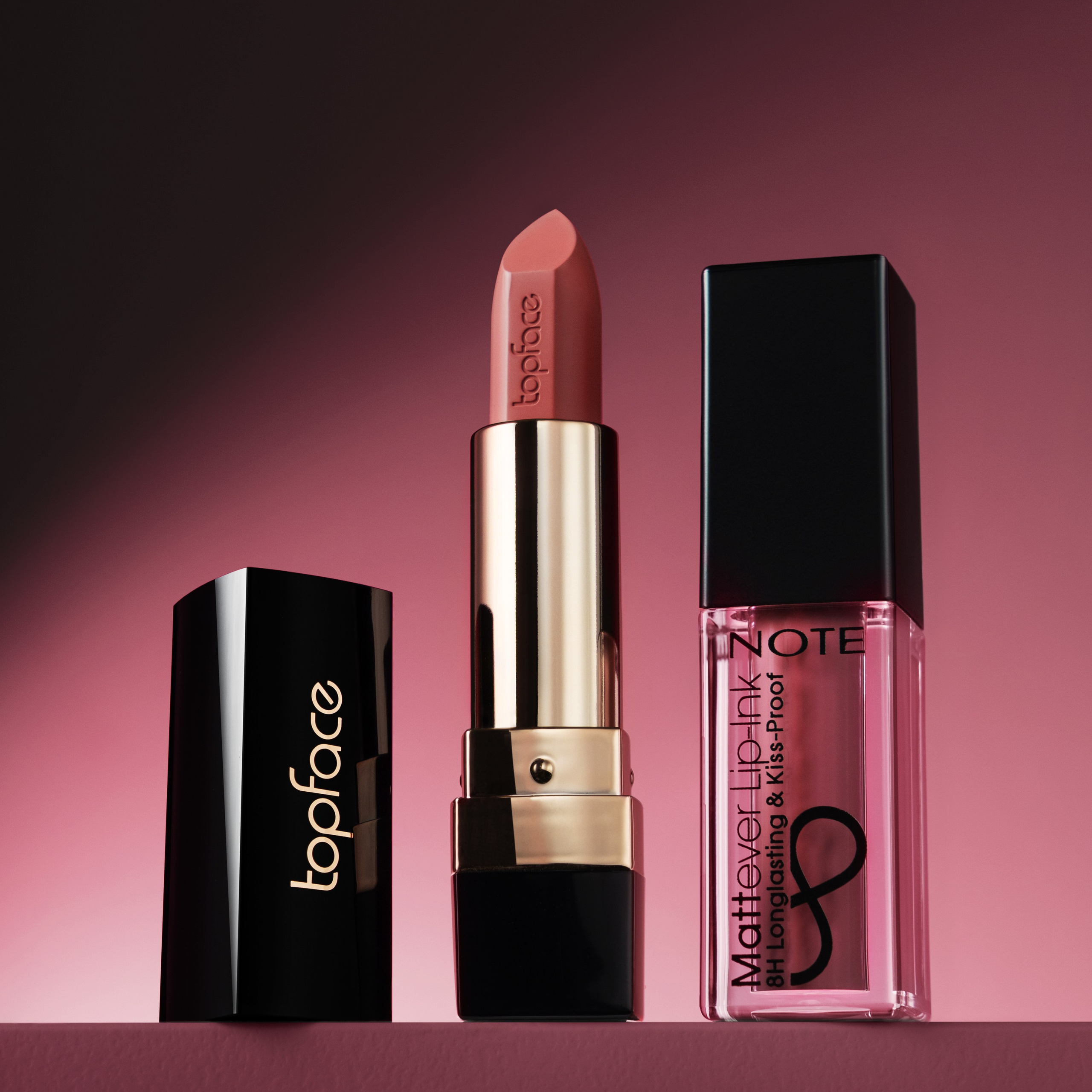 Shooting decorative cosmetics and nail polishes