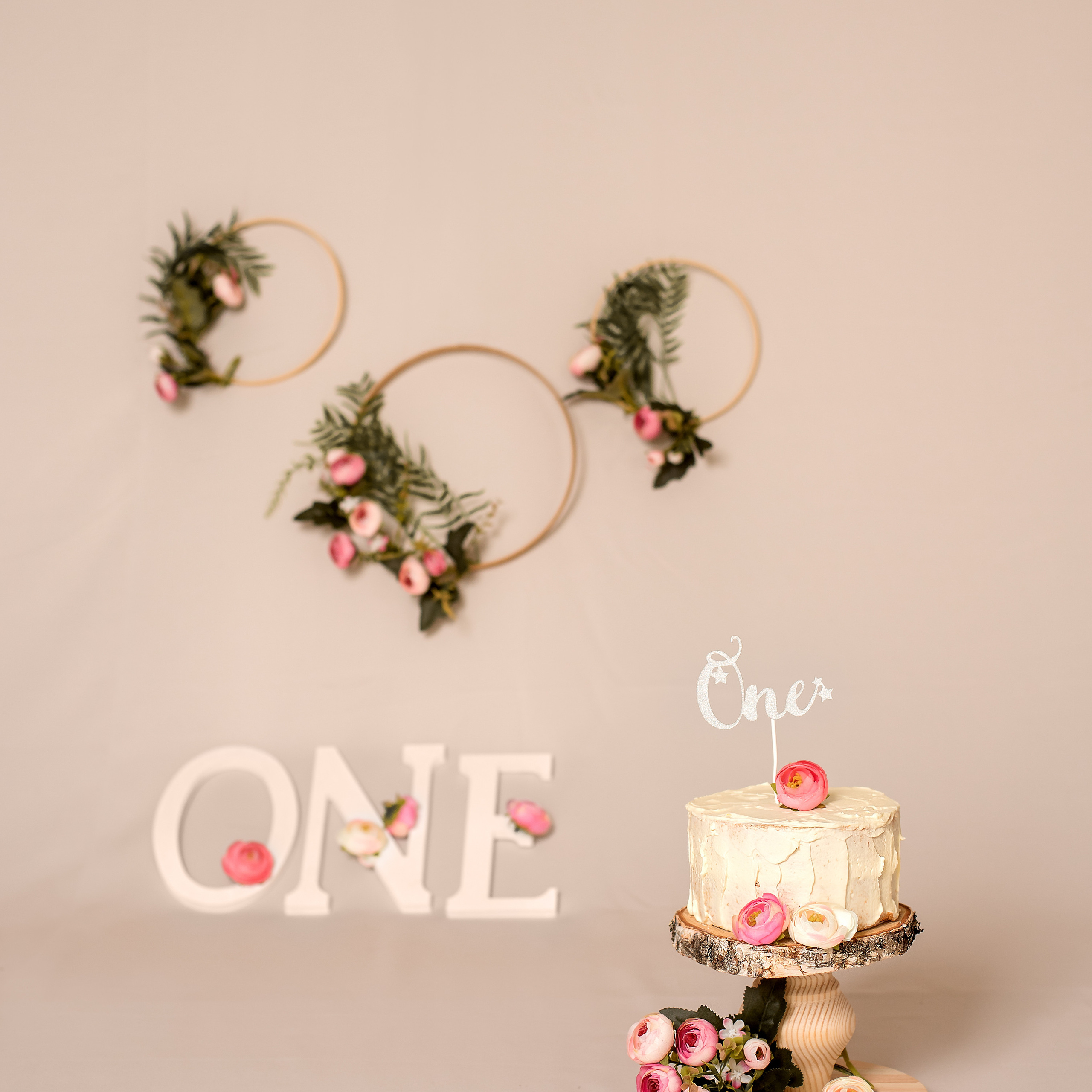 cake smash first birthday photoshoot