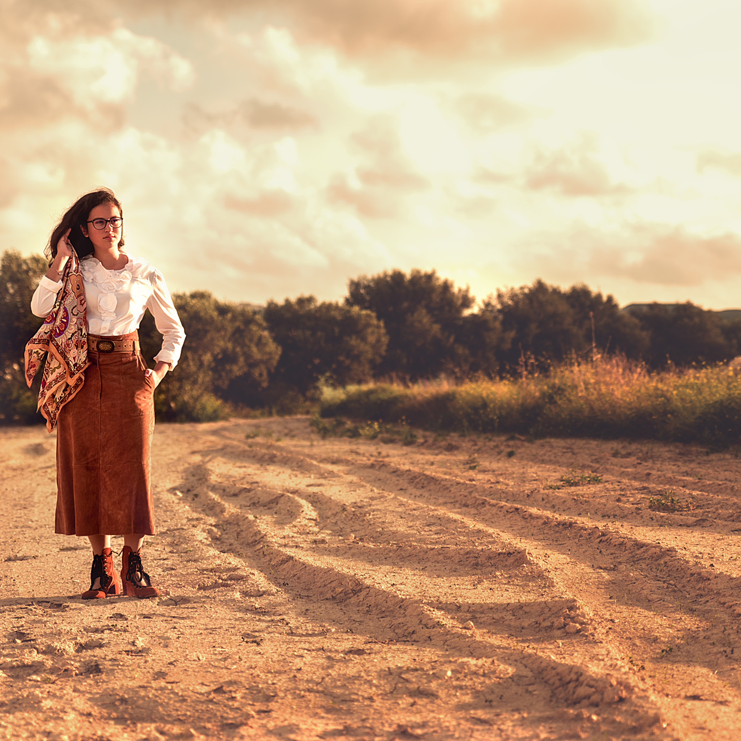 In the evening twilight