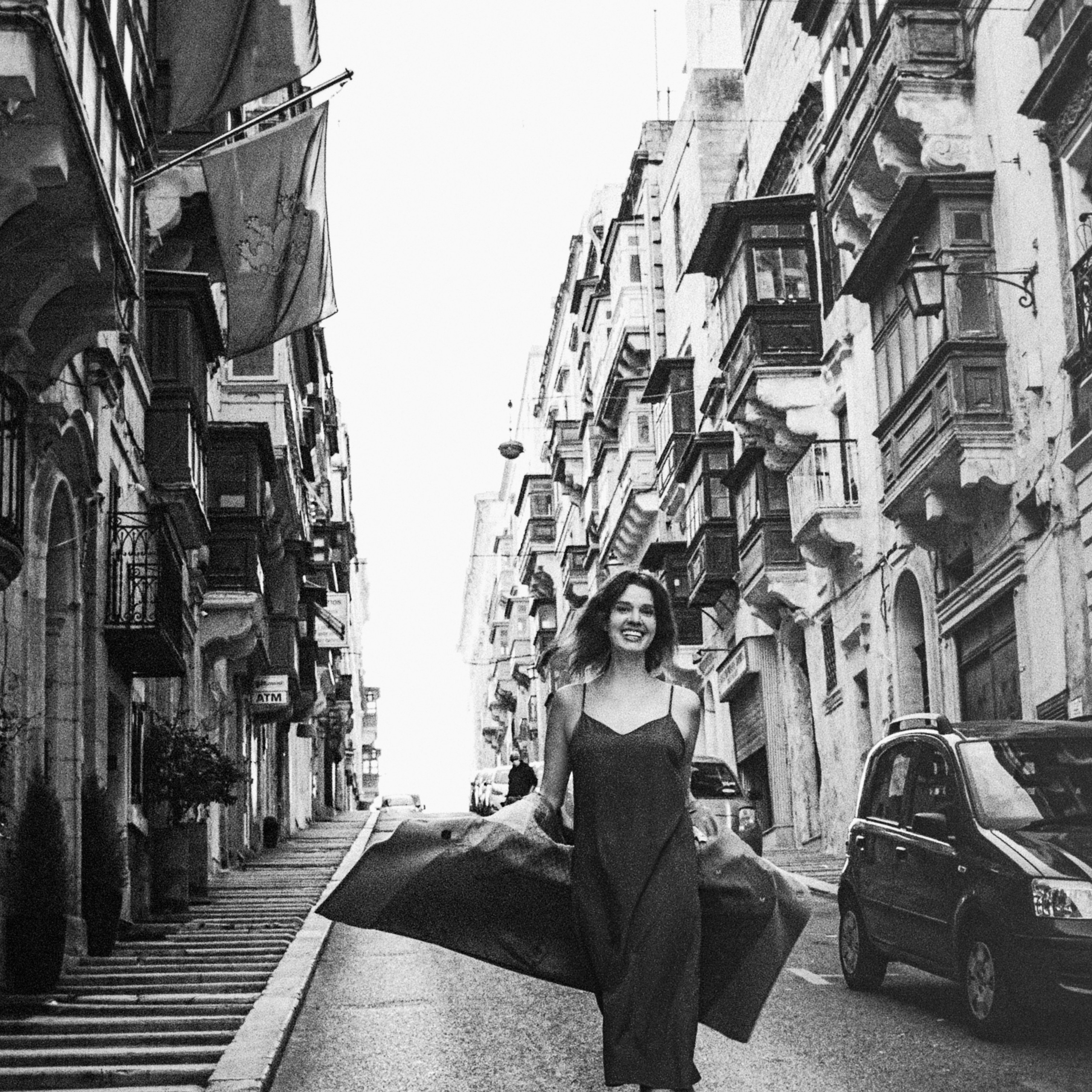 on the streets of Valletta