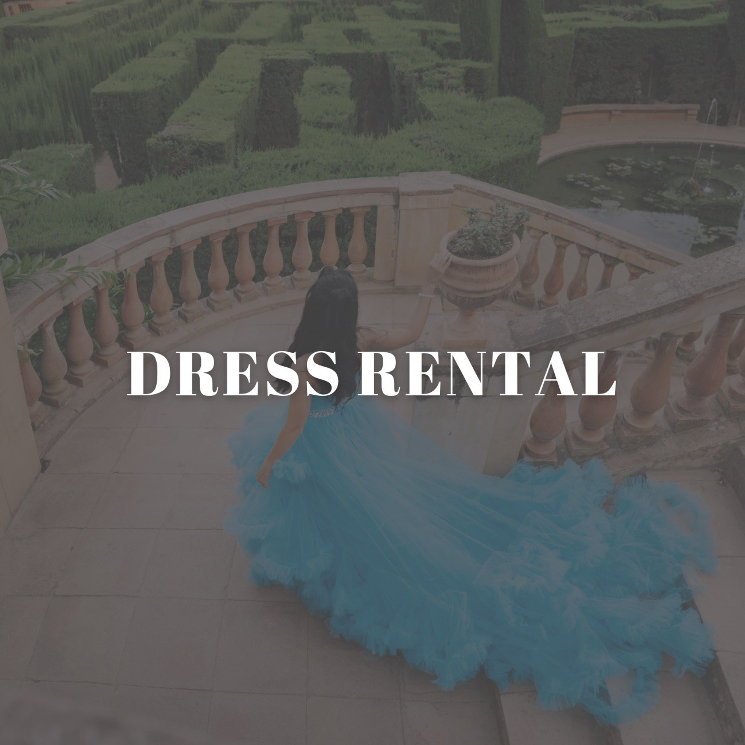 Dress Rental barcelona photoshoot