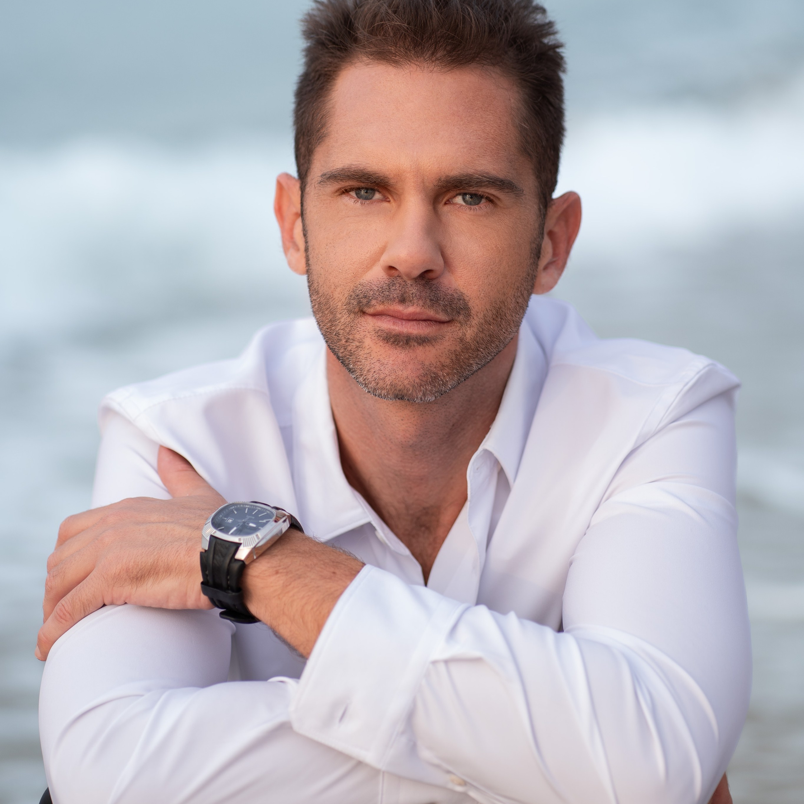 Barcelona Photoshoot Man on The Beach