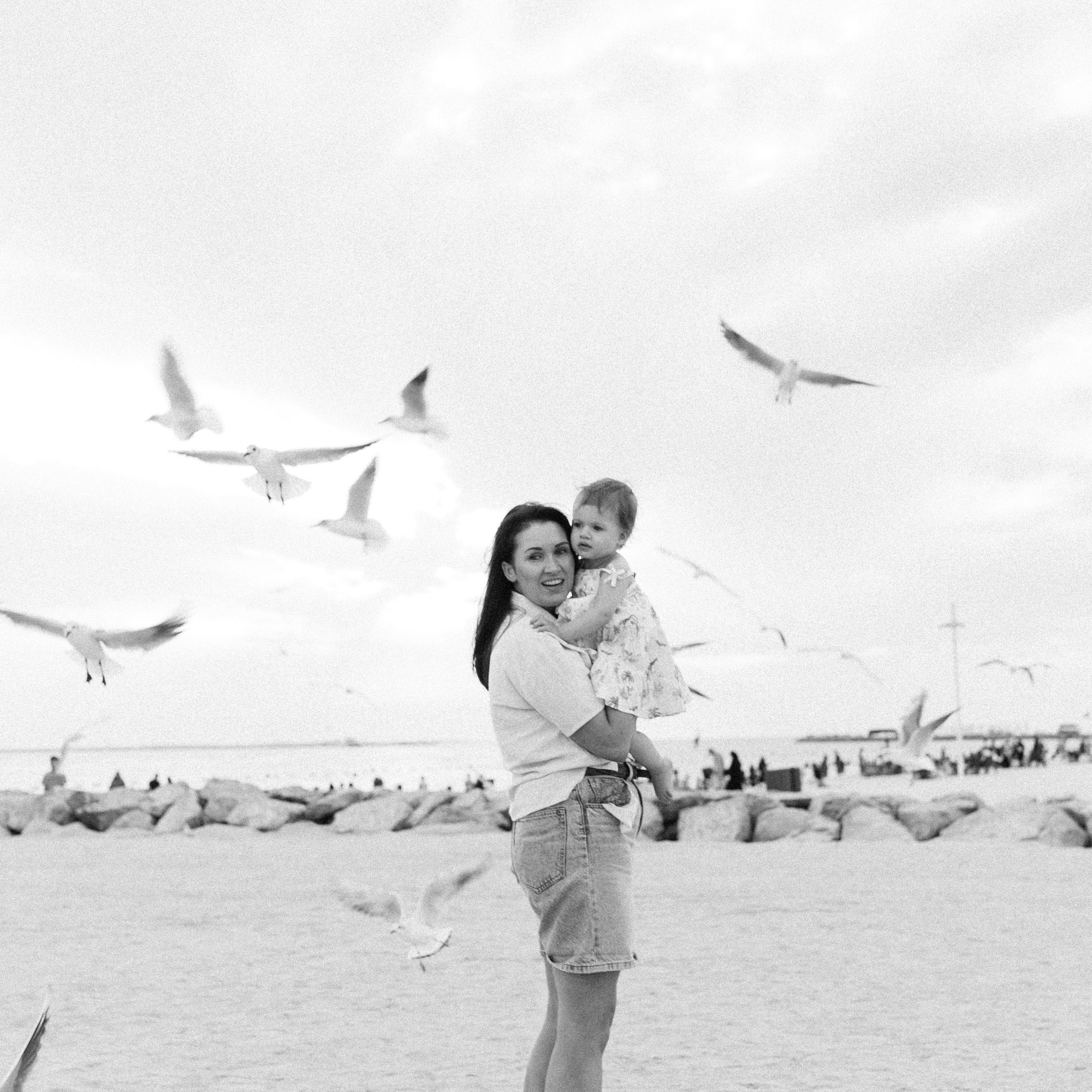 Seagulls and first birthday