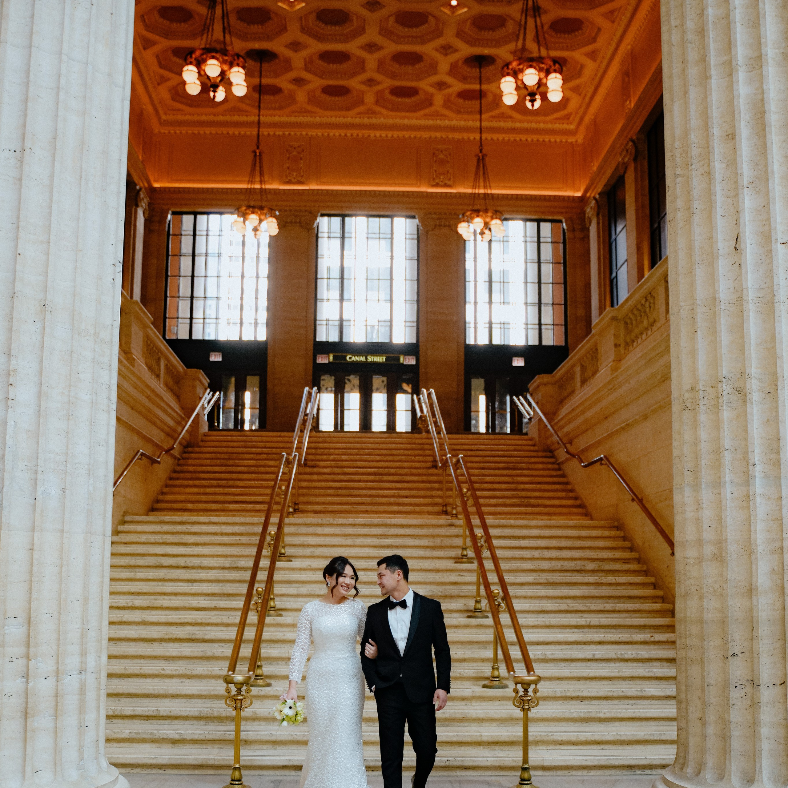 Chicago Wedding at&nbsp;Union Station, Board of&nbsp;Trade & Millennium Park