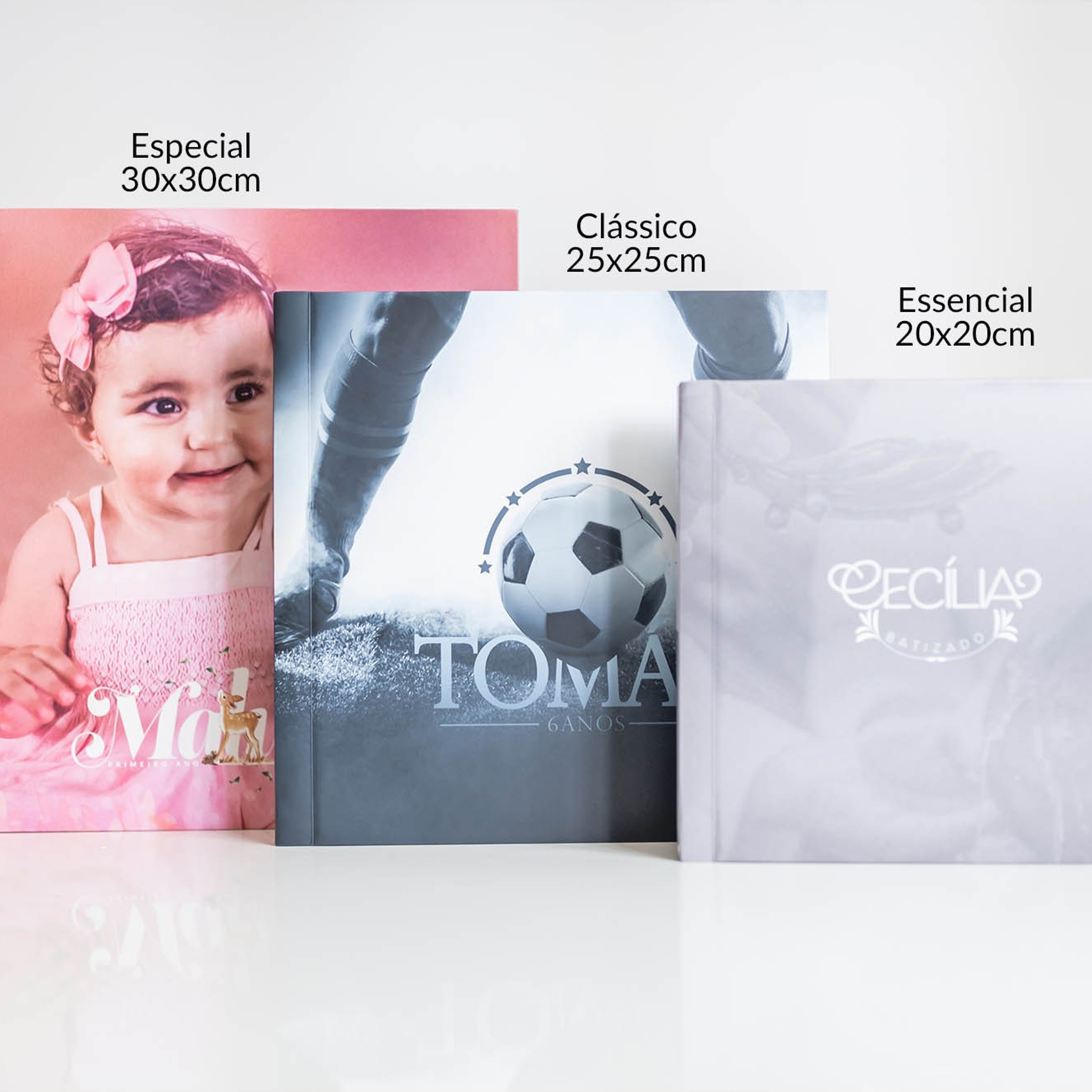 Álbum Essencial — Menor 20×20cm