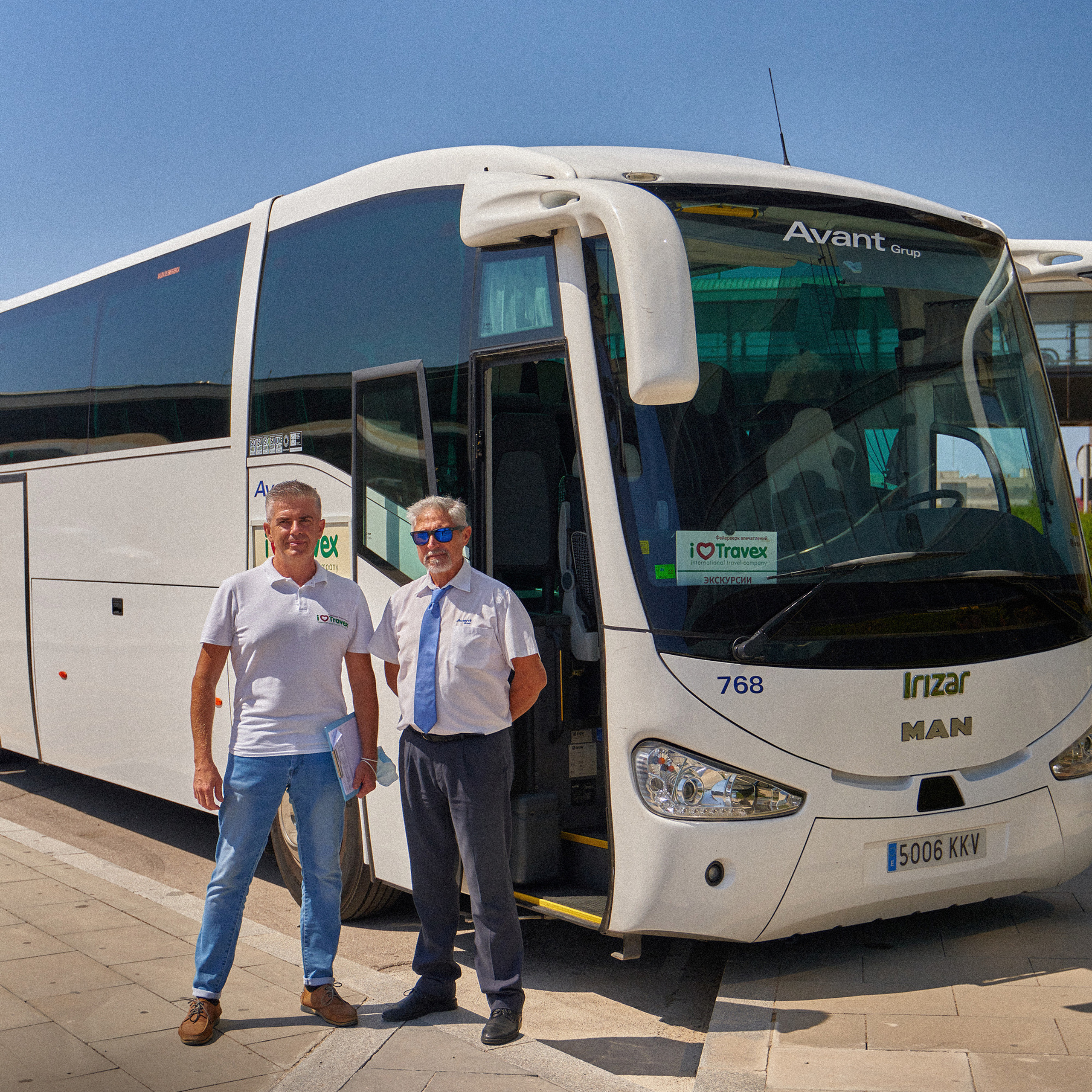 Ukrainian tourists meeting