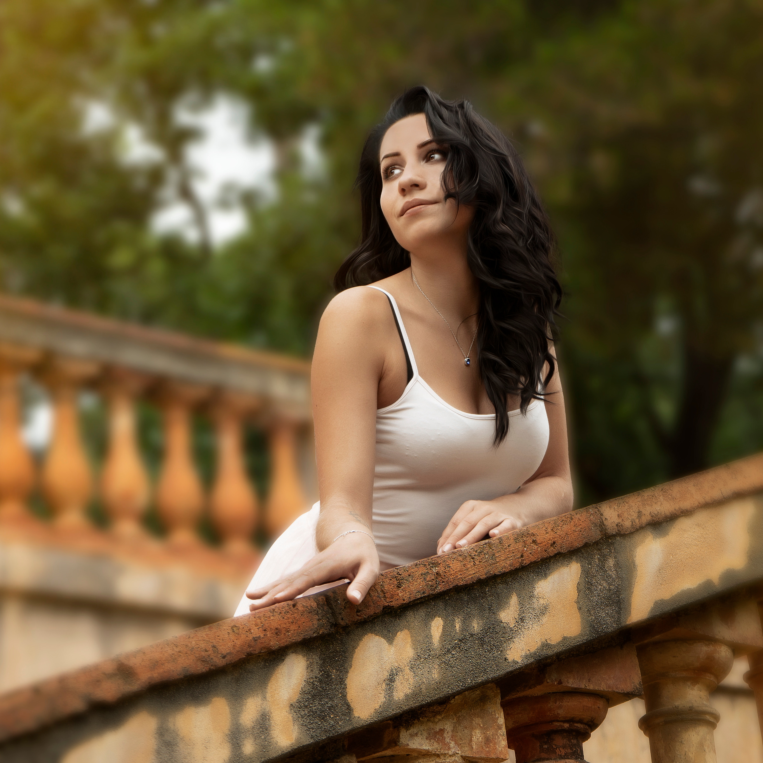 Orta Labyrinth Park on a sunny day