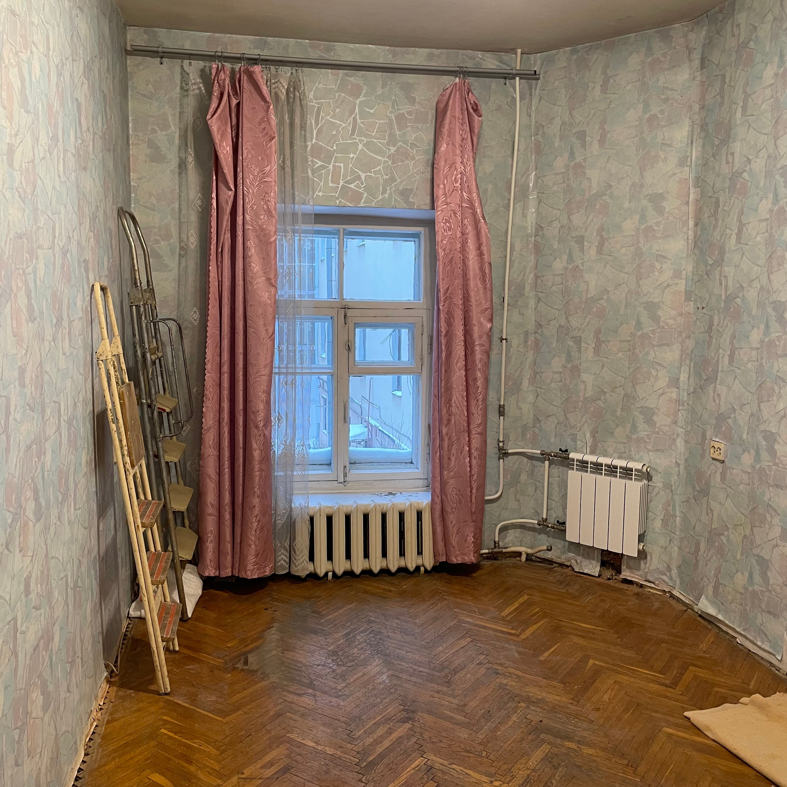 Ретро интерьер квартиры в центре Санкт-Петербурга — проект Заркуа Анастасии