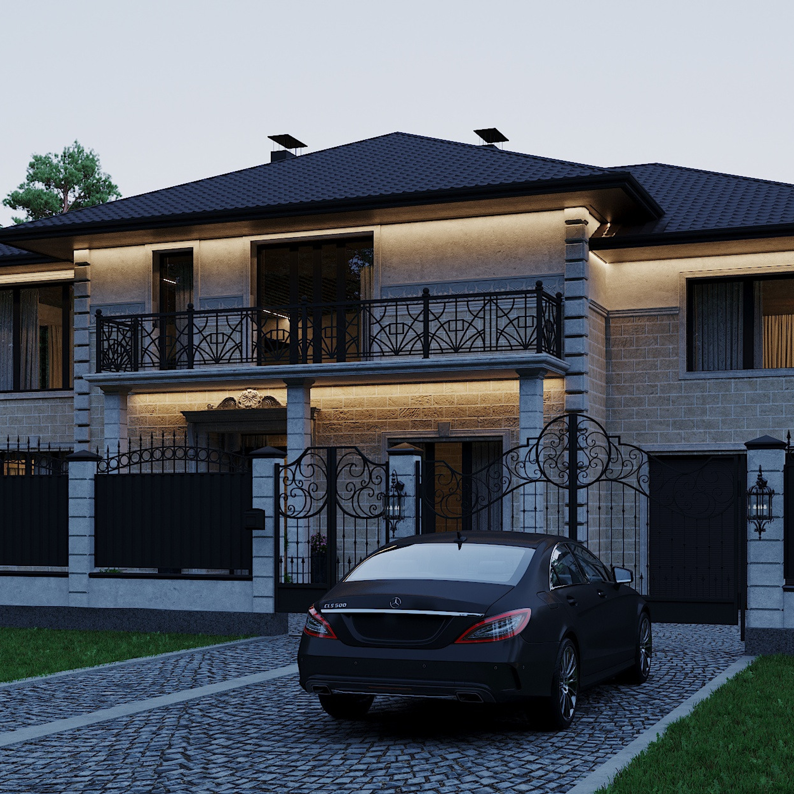 Savrupmāja ar spa zonu 485 m2