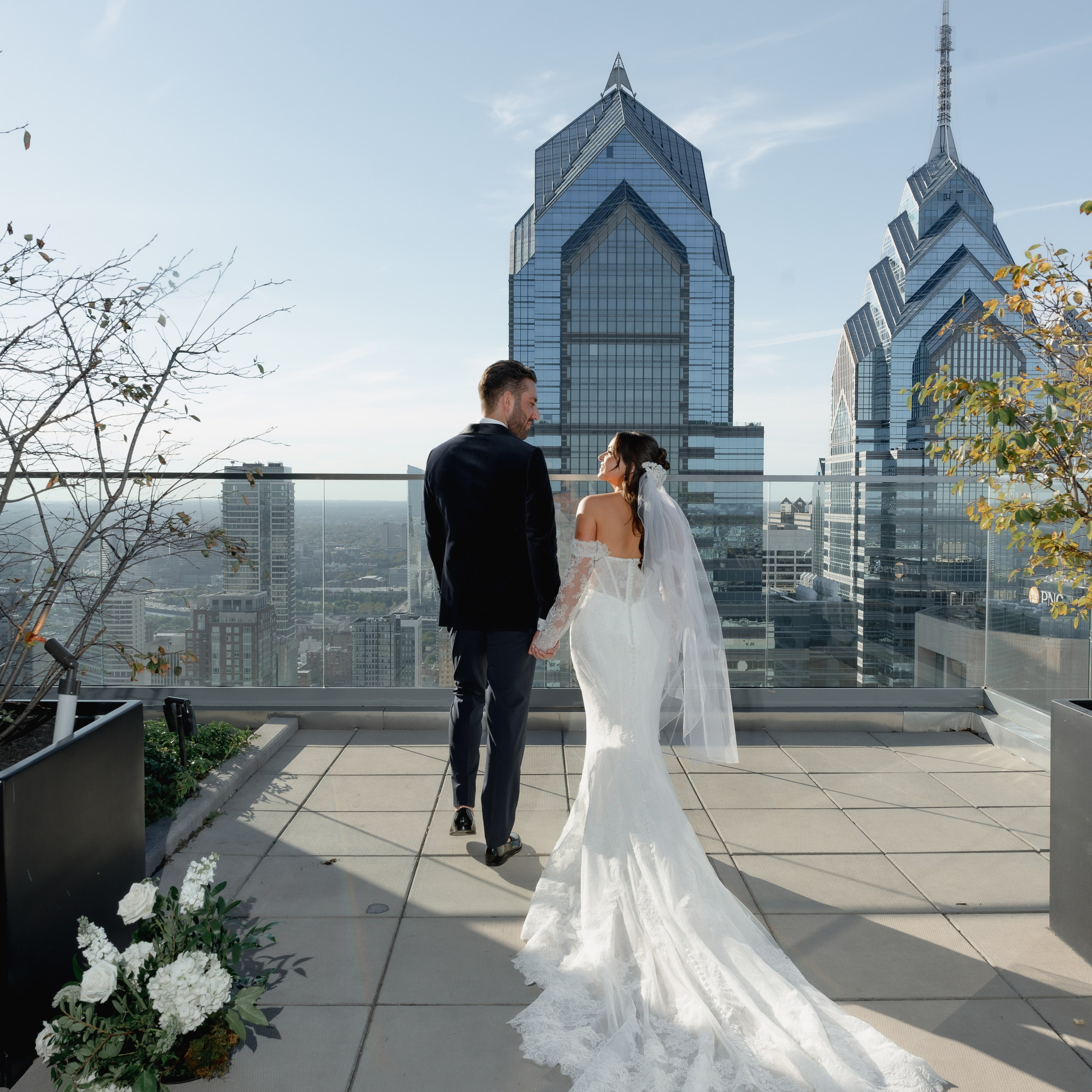 Leigh and Jennifer wedding day