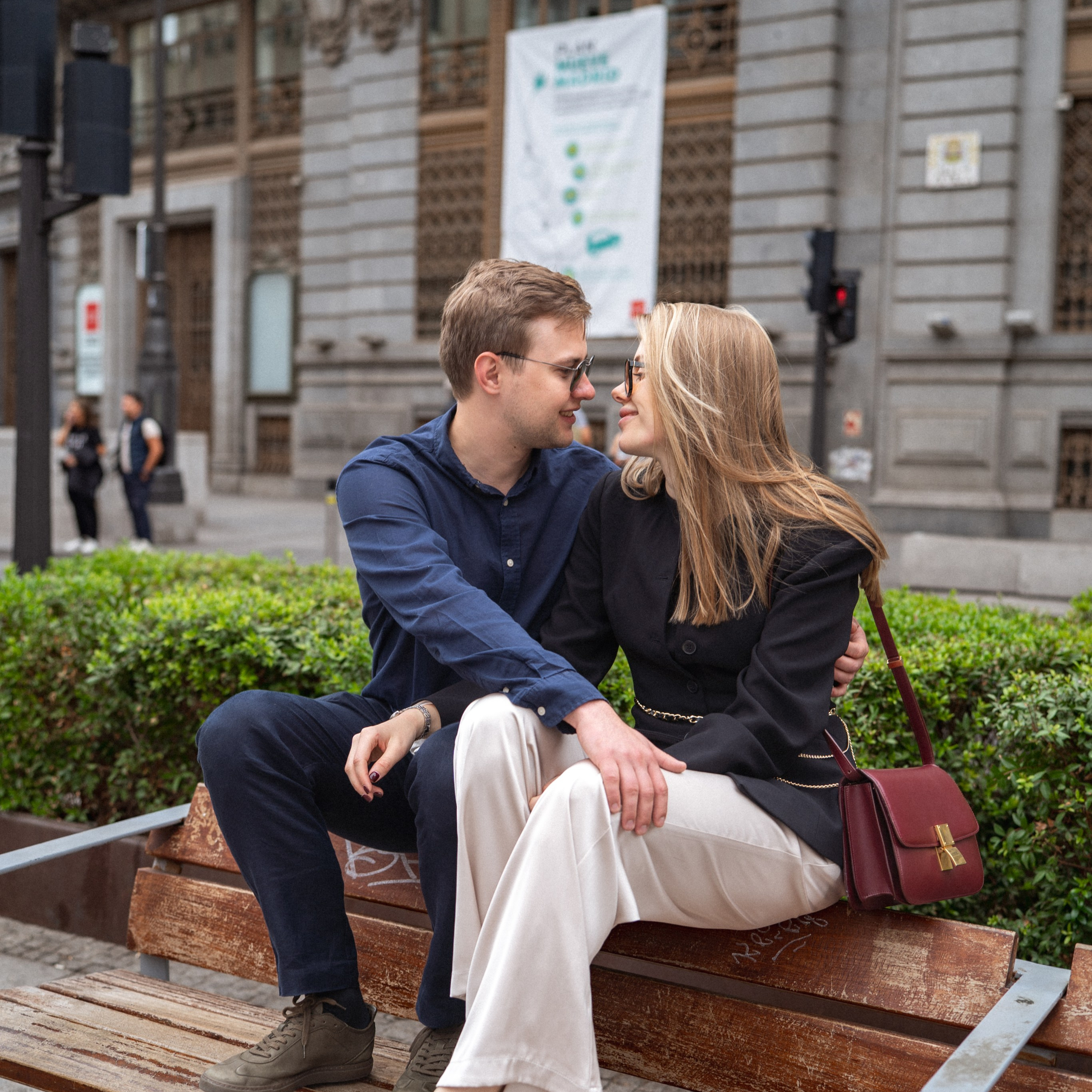 Marriage Proposal in&nbsp;Madrid historic Center