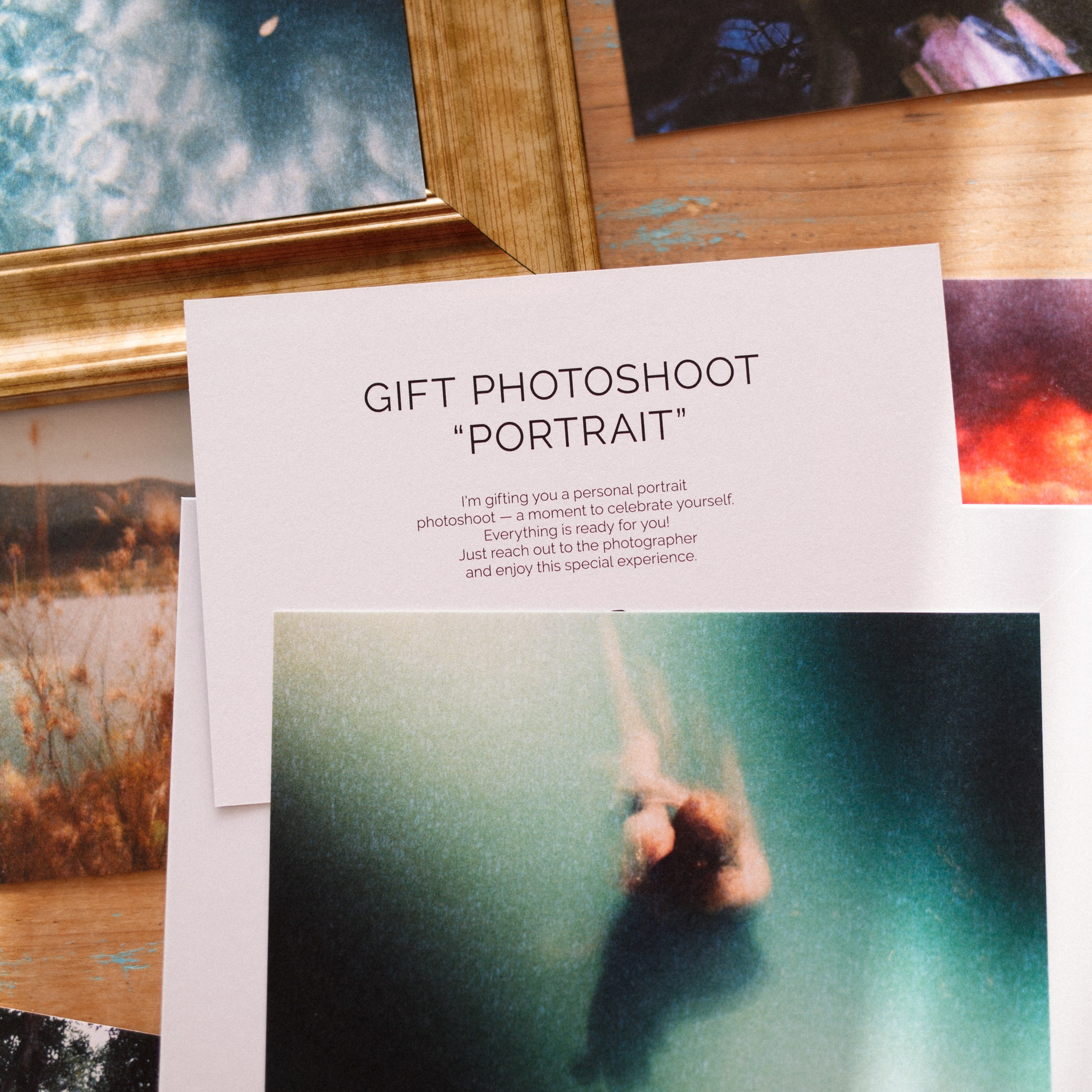 GIFT CERTIFICATE FOR PHOTOSHOOT 'PORTRAIT'