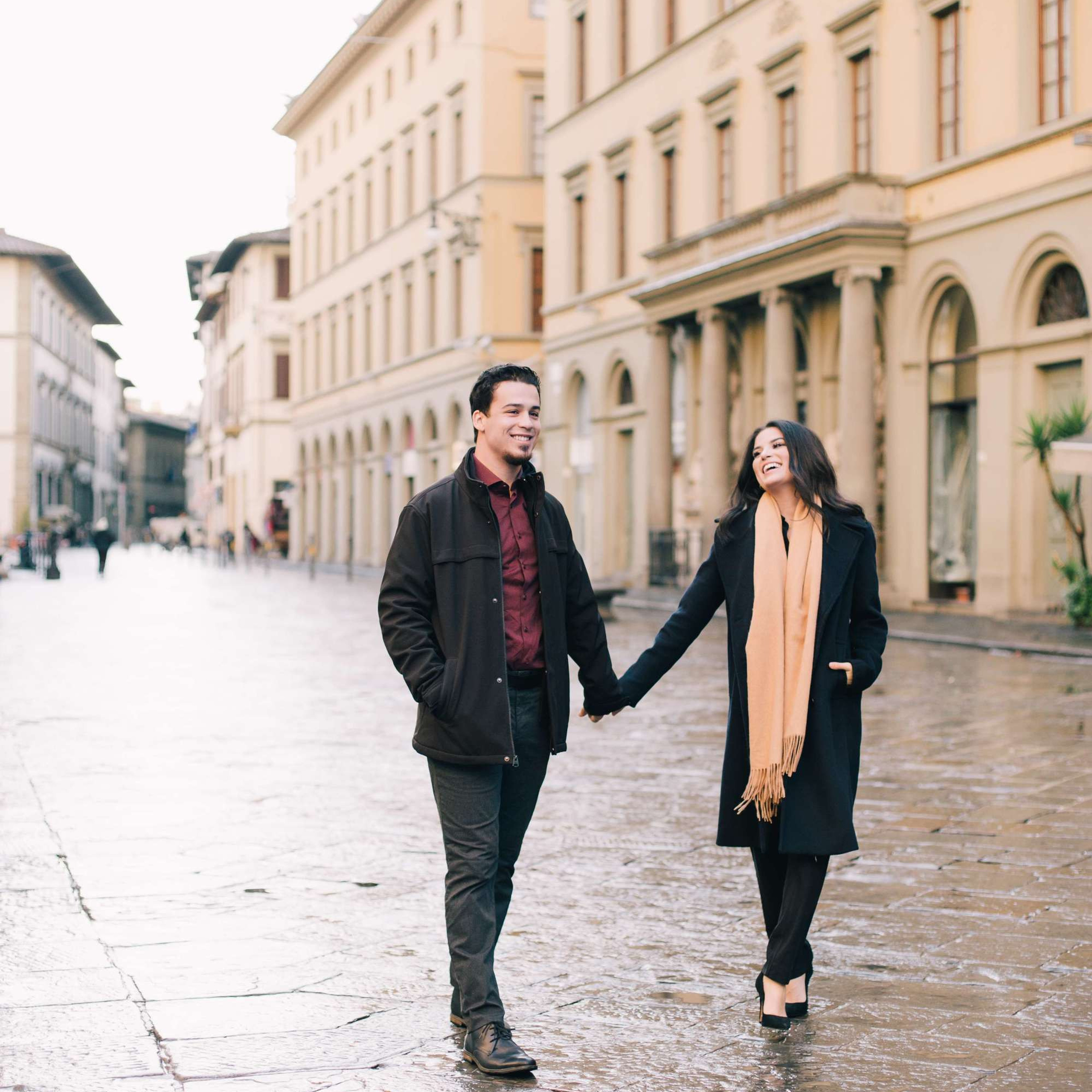 Kristen y Tyler en Florencia, Italia