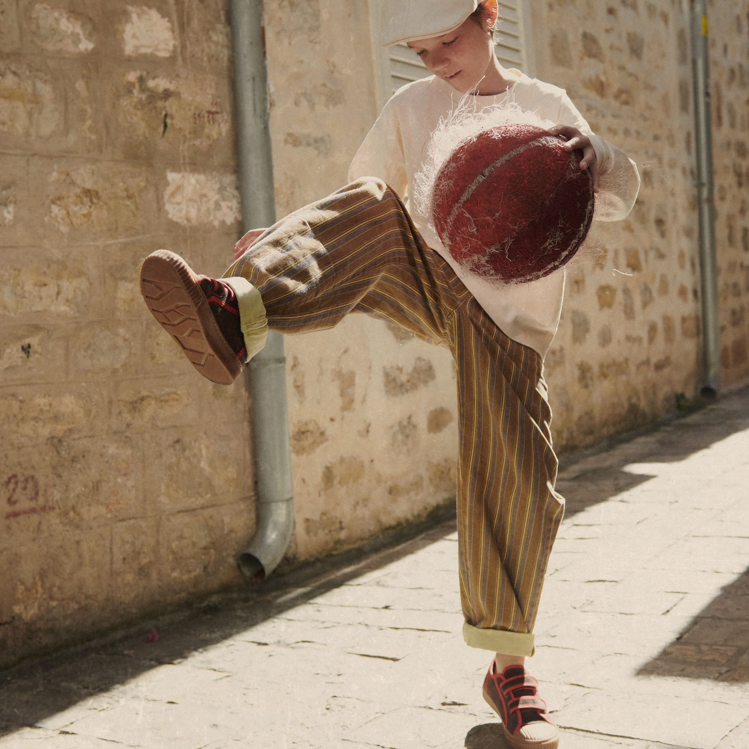 Campaign-style kidswear story designed for lookbooks and digital us