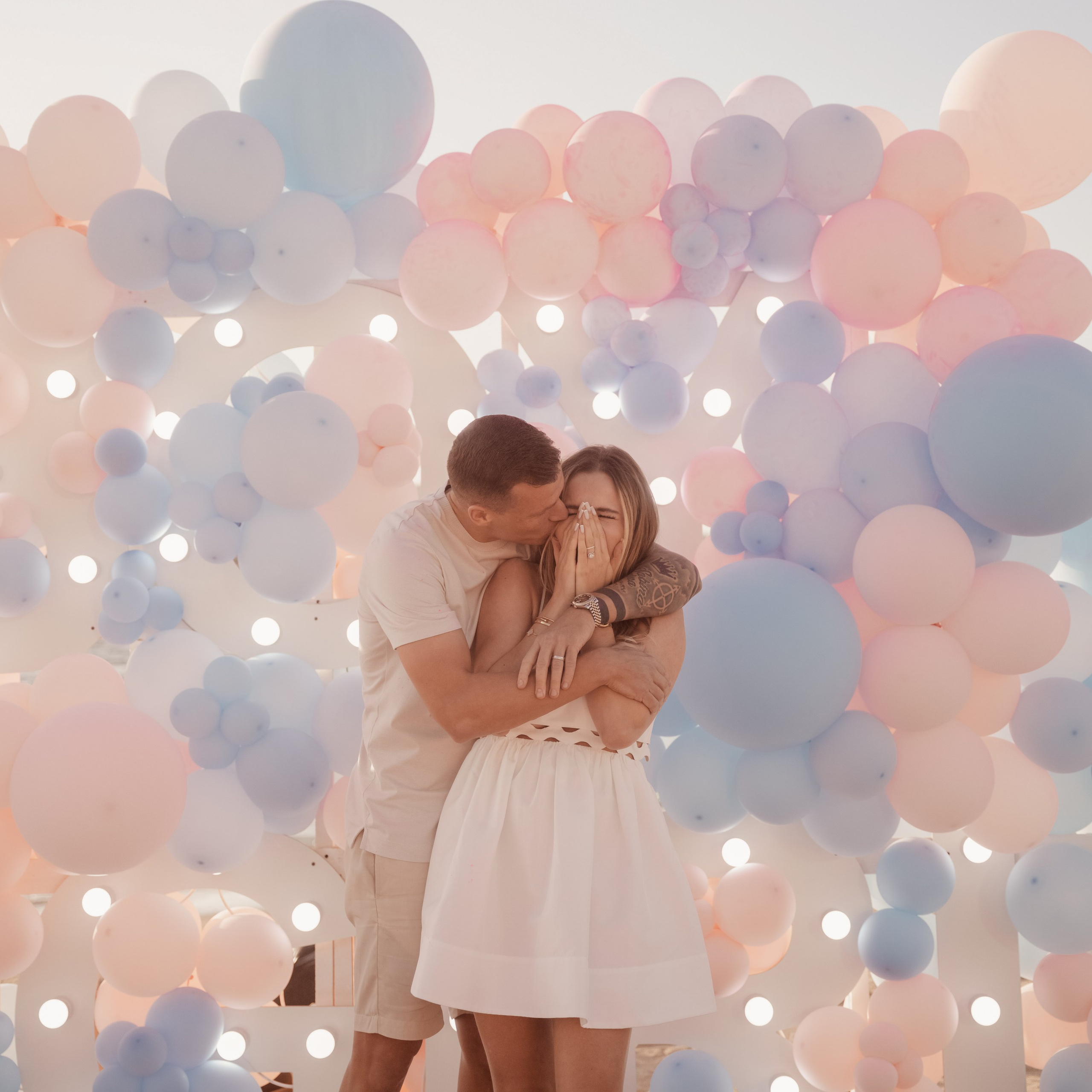 Creative gender reveal party