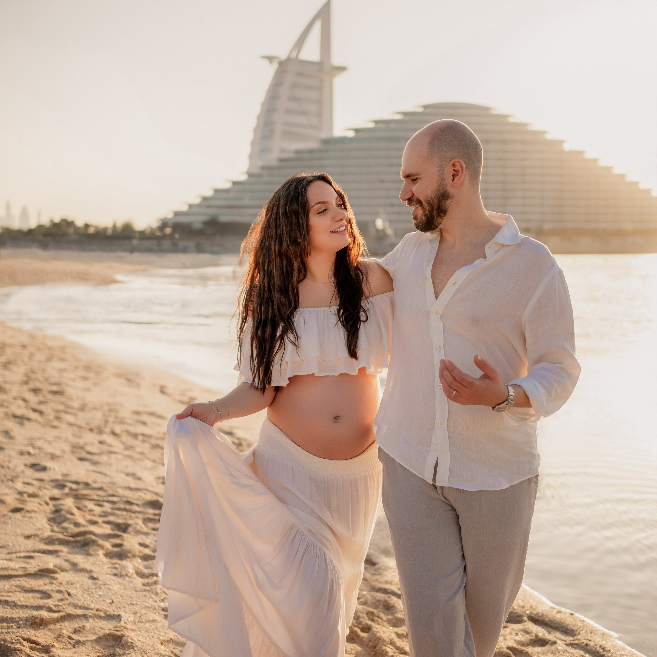Sunset by the Burj Al Arab