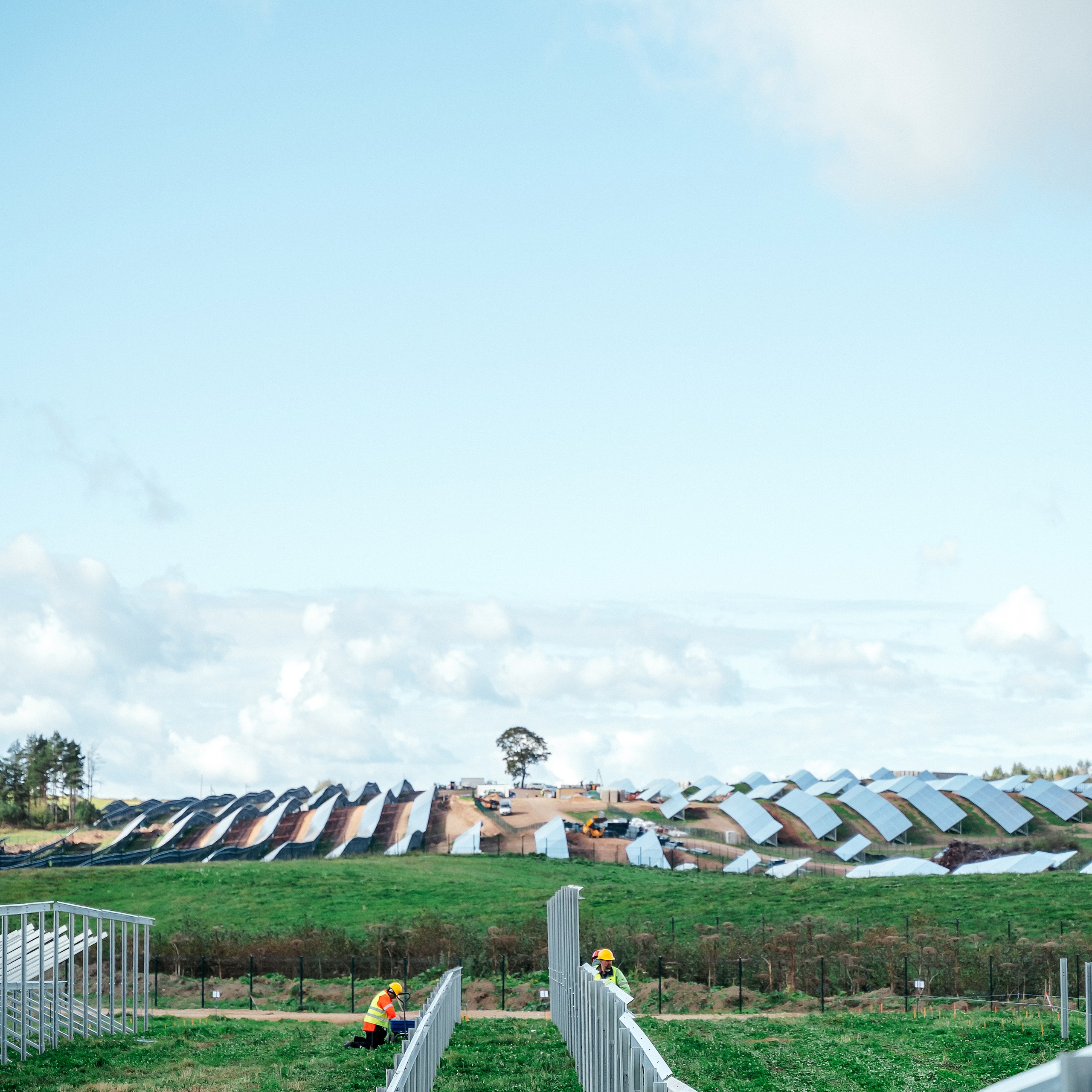 Парк солнечных панелей