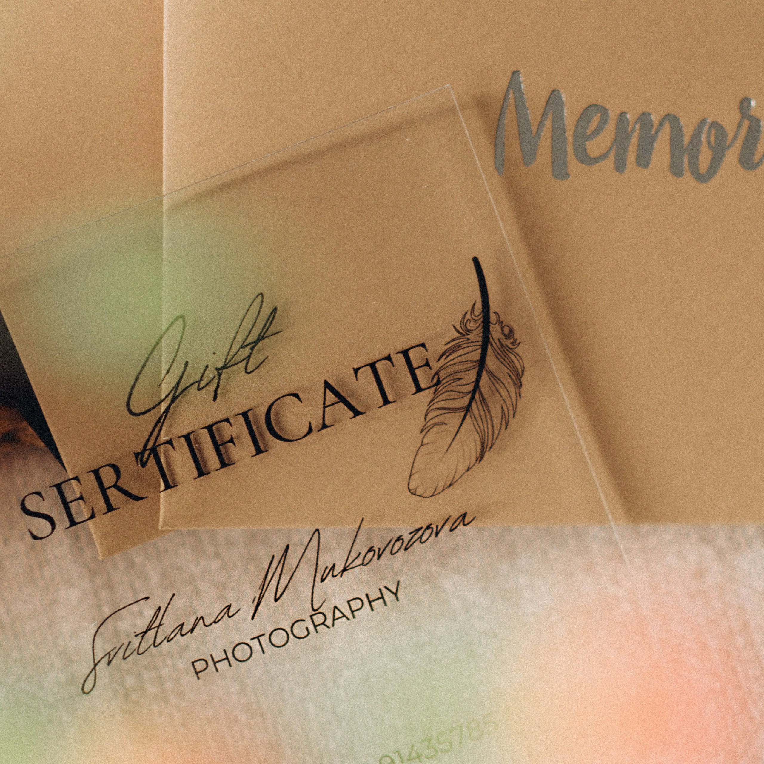 Gift SERTIFICATE. Семейный фотограф Лейпциг, Германия