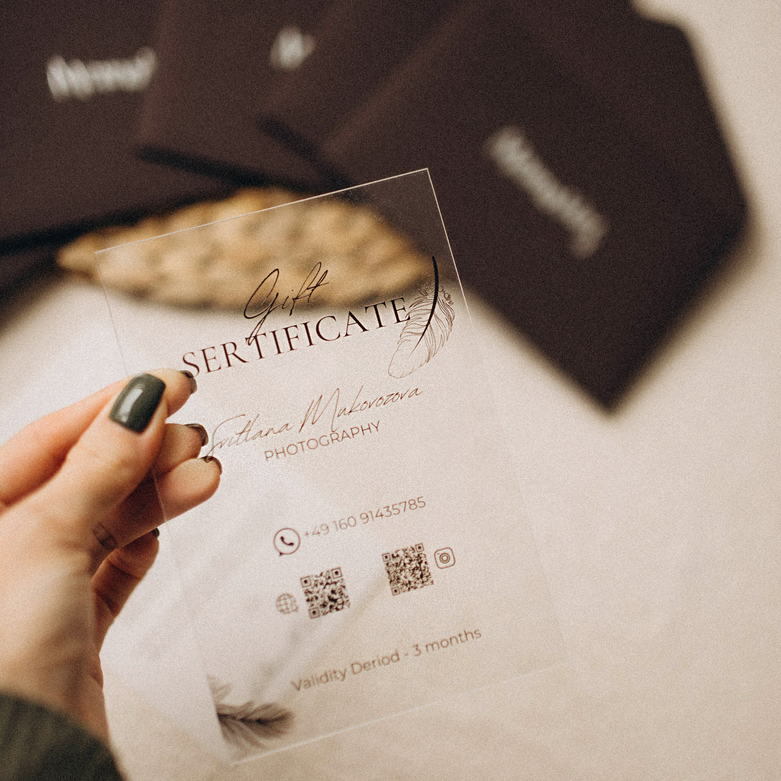 Gift SERTIFICATE. Семейный фотограф Лейпциг, Германия