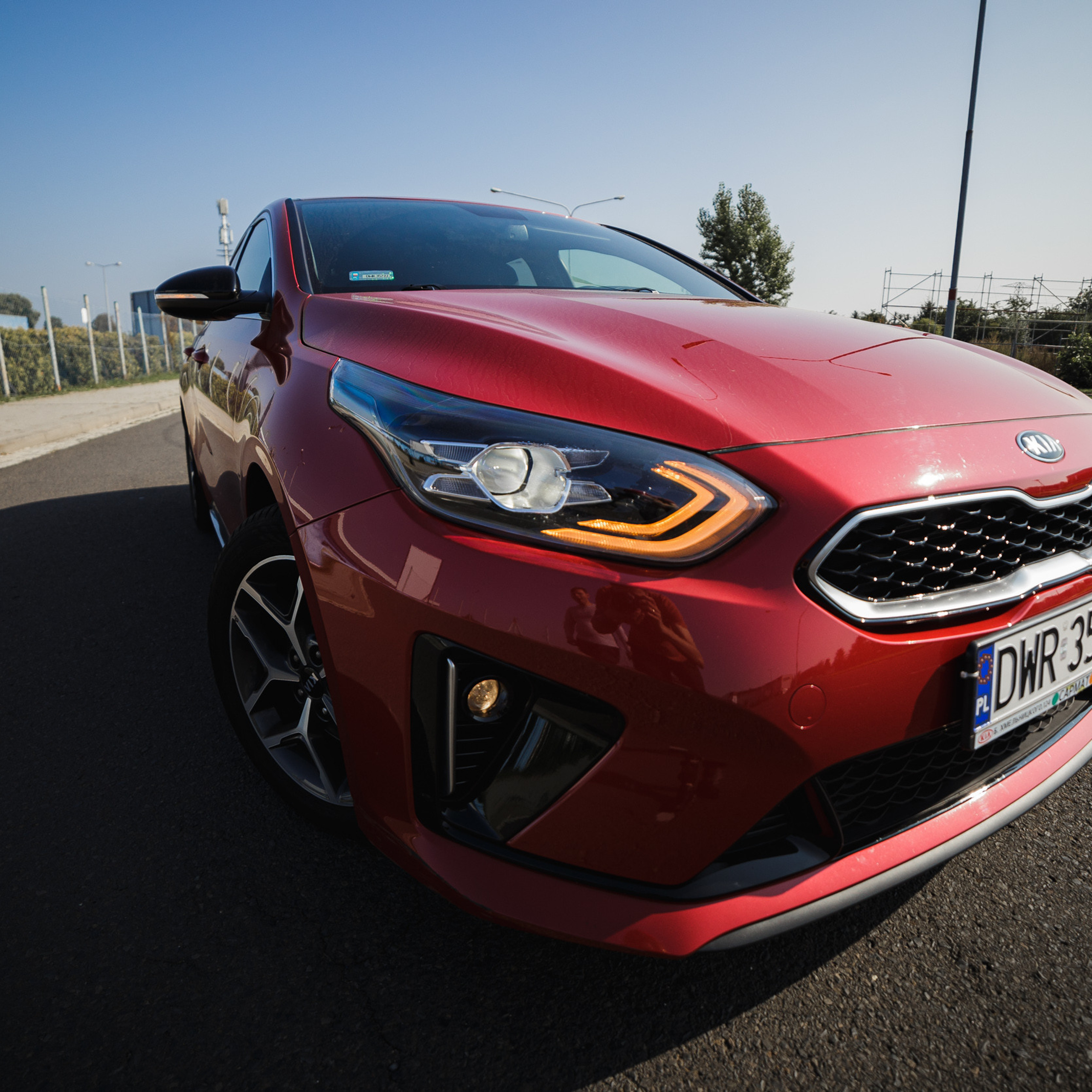 Cars for sale photo session Kia pro ceed