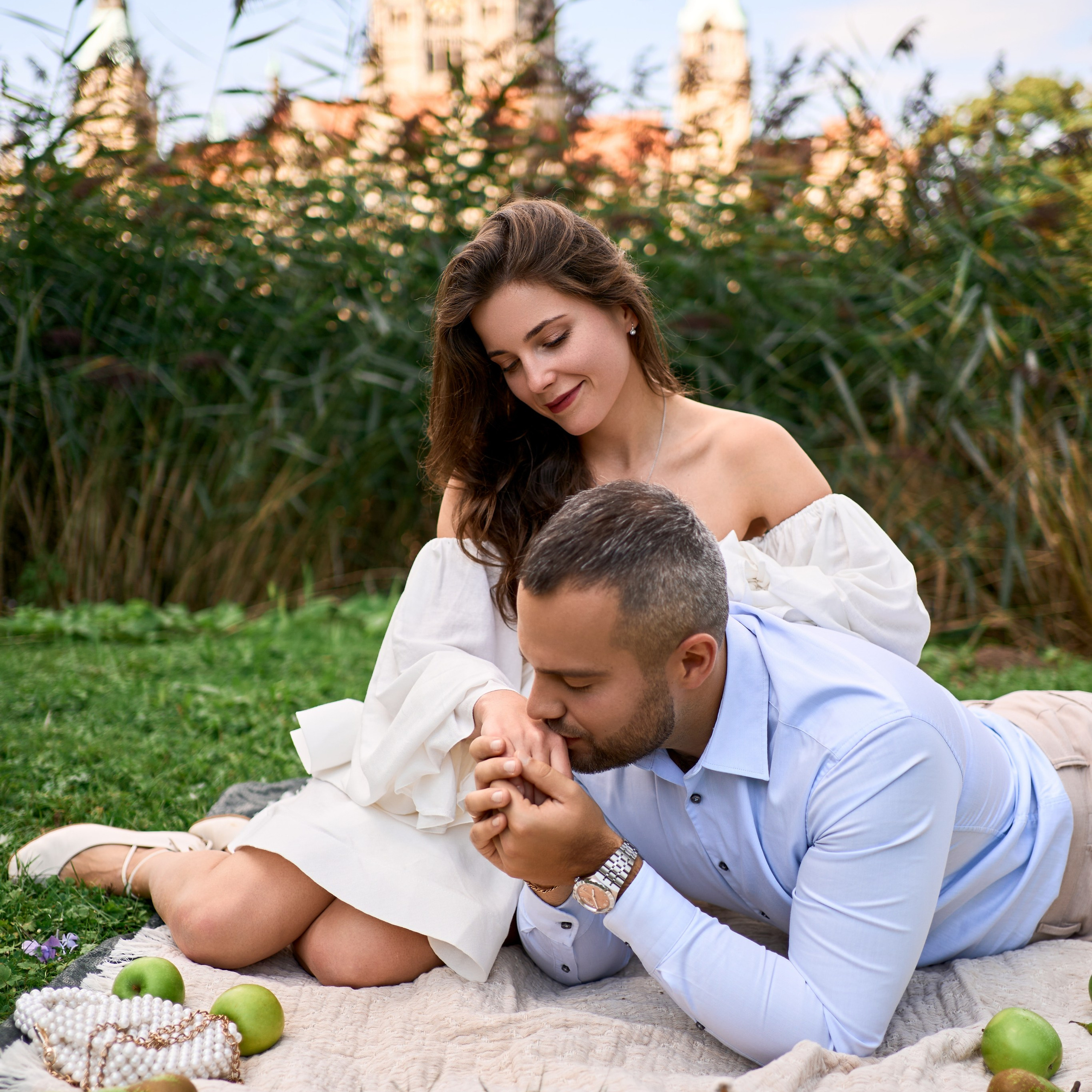 Familienpicknick. Hochzeits- und Familienfotografin in Hannover – Sofia Galin
