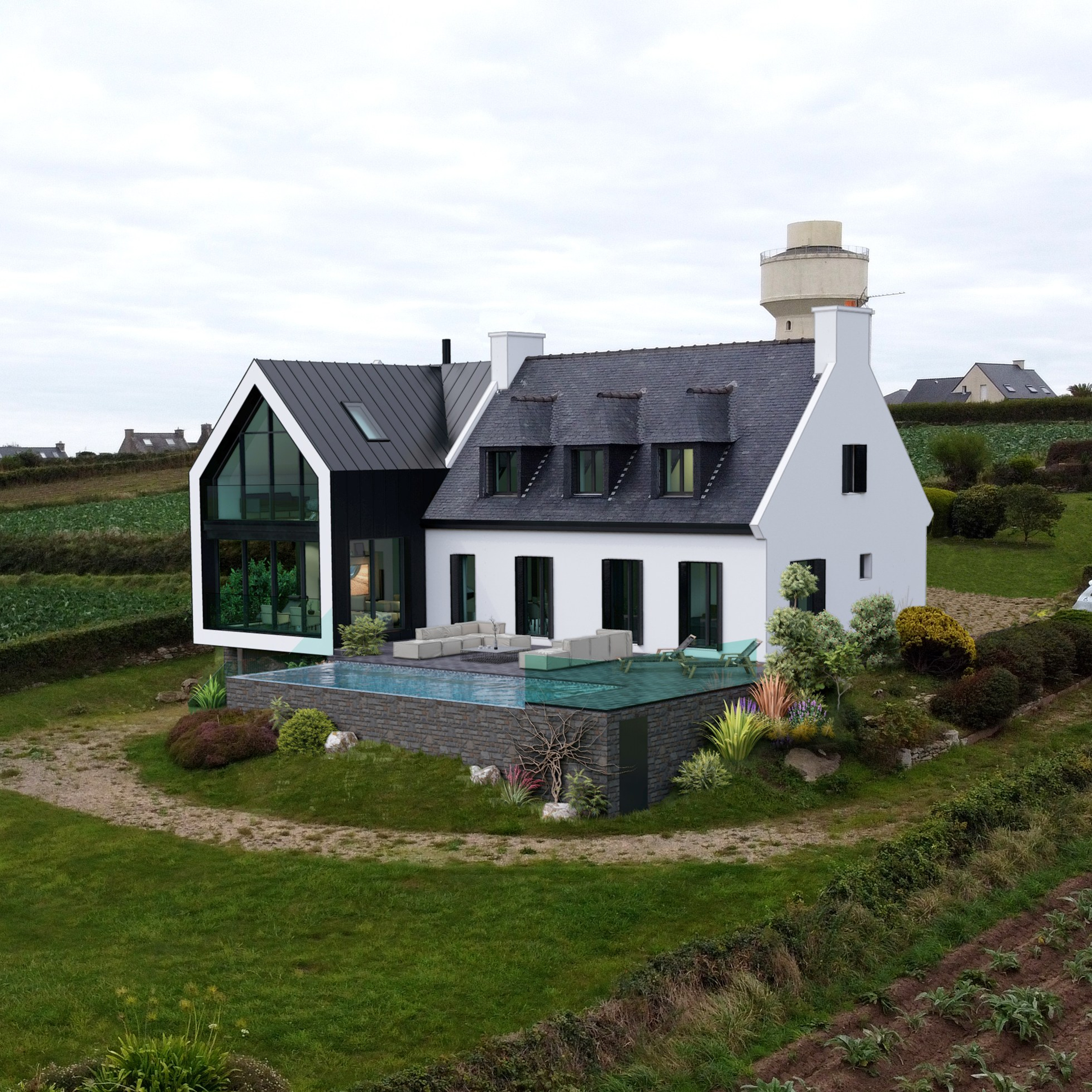 L’EXTENSION QUI REDÉFINIT L’ESPACE D’UNE MAISON BRETONNE. 29M2.FR – L’ÉQUIPE D’ARCHITECTES QUI TRANSFORME VOS RÊVES, DU PAPIER À LA RÉALITÉ