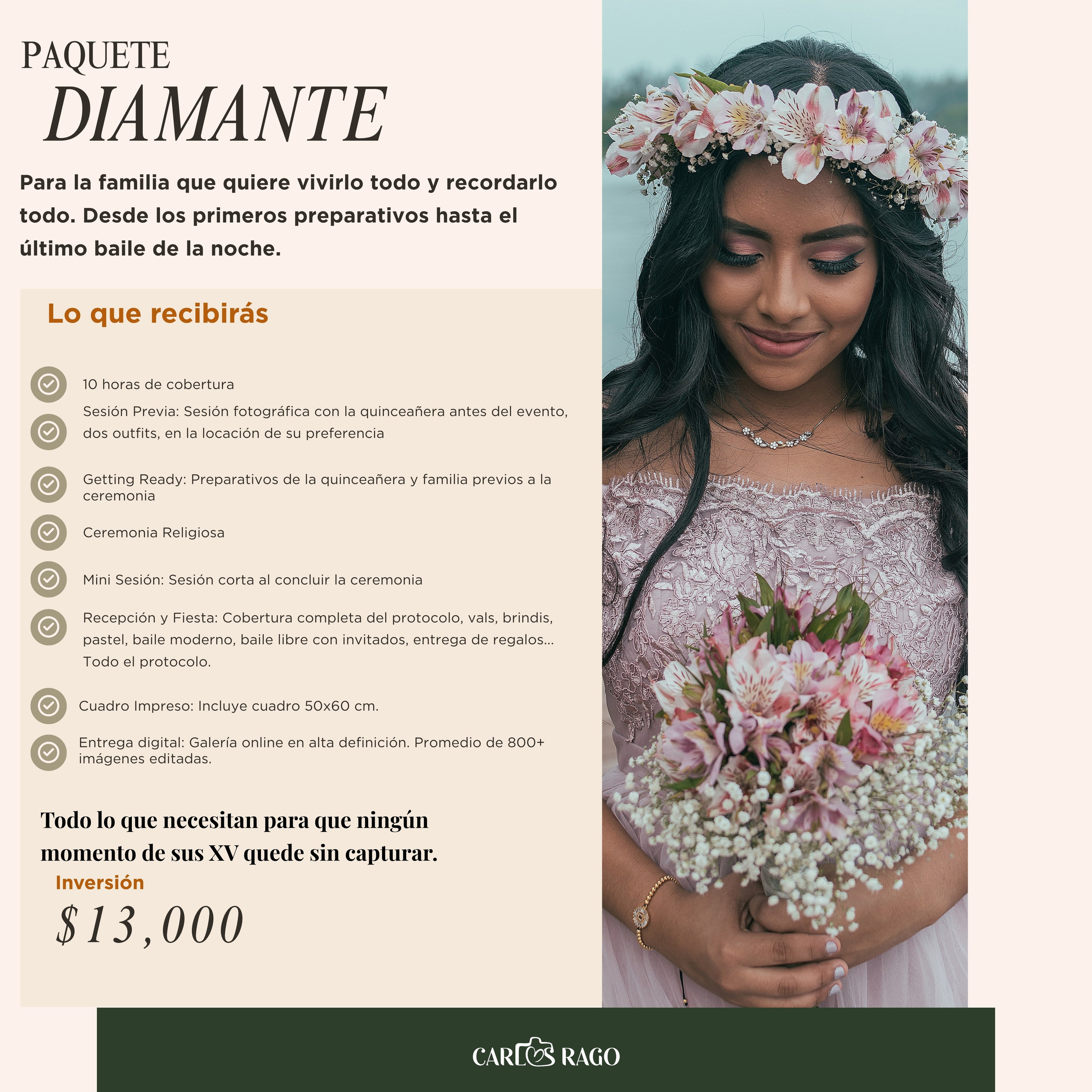 PAQUETES DE XV AÑOS